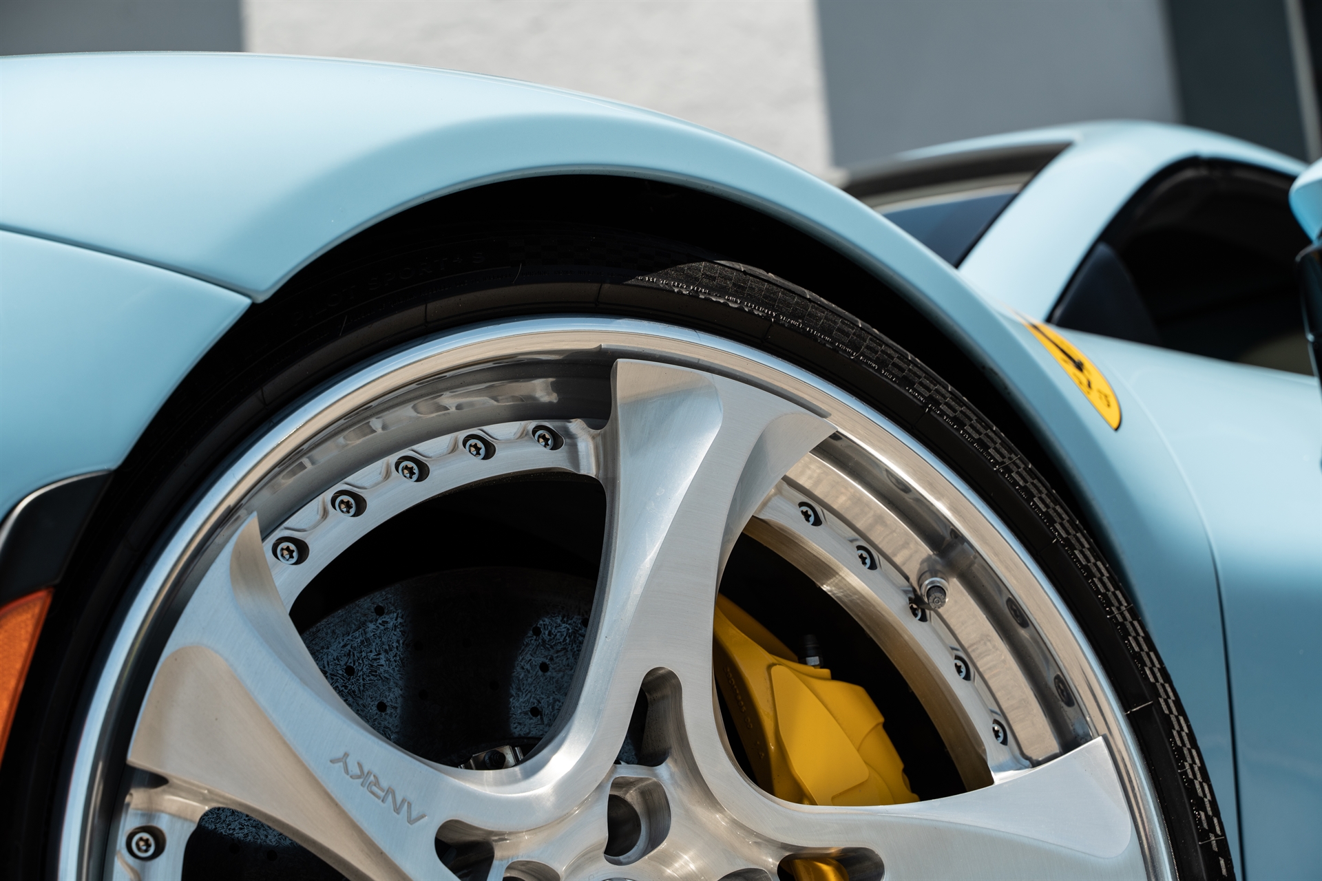 Ferrari SF90 | Azzurro La Platta | on ANRKY XR-305 | Polished Clear