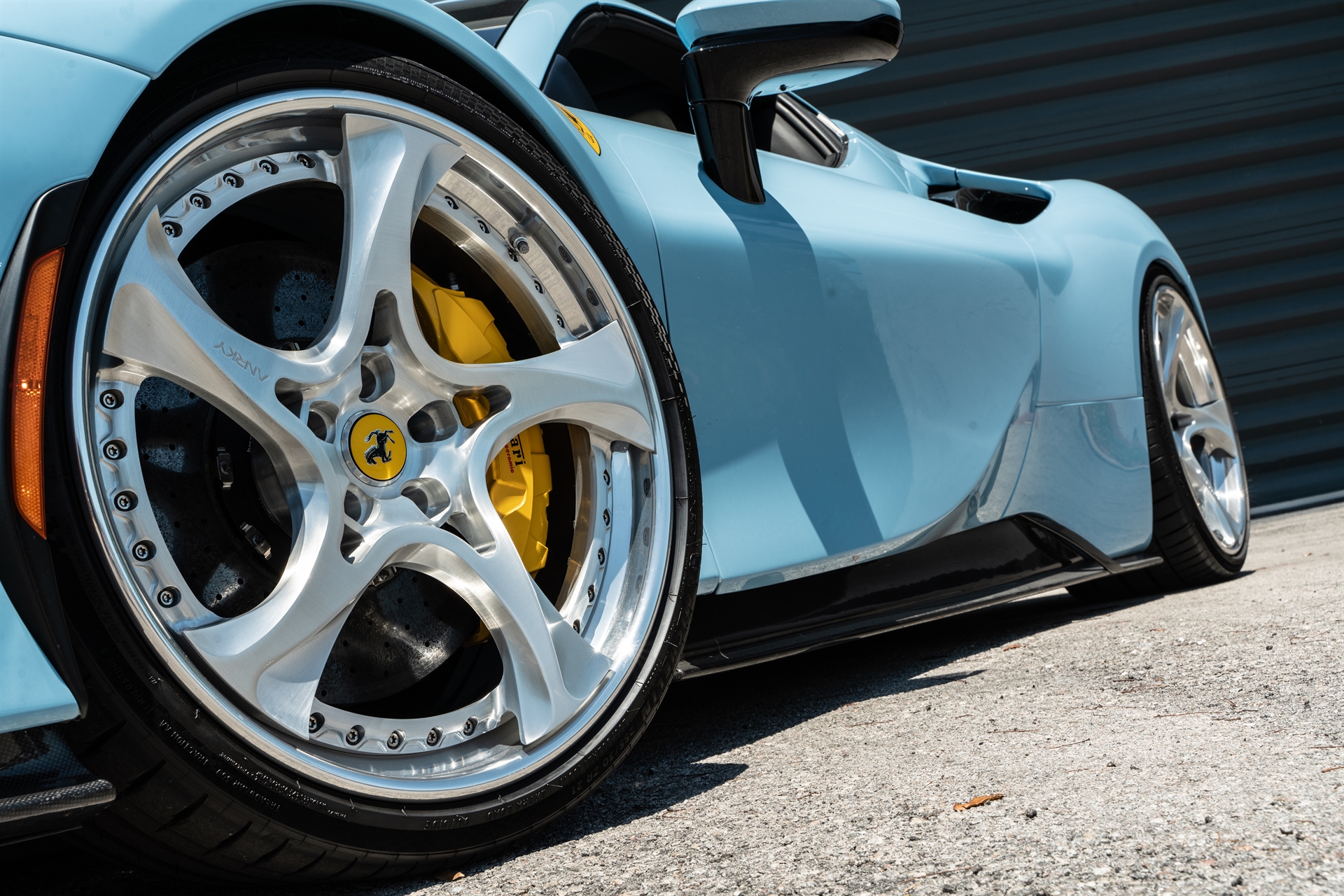 Ferrari SF90 | Azzurro La Platta | on ANRKY XR-305 | Polished Clear