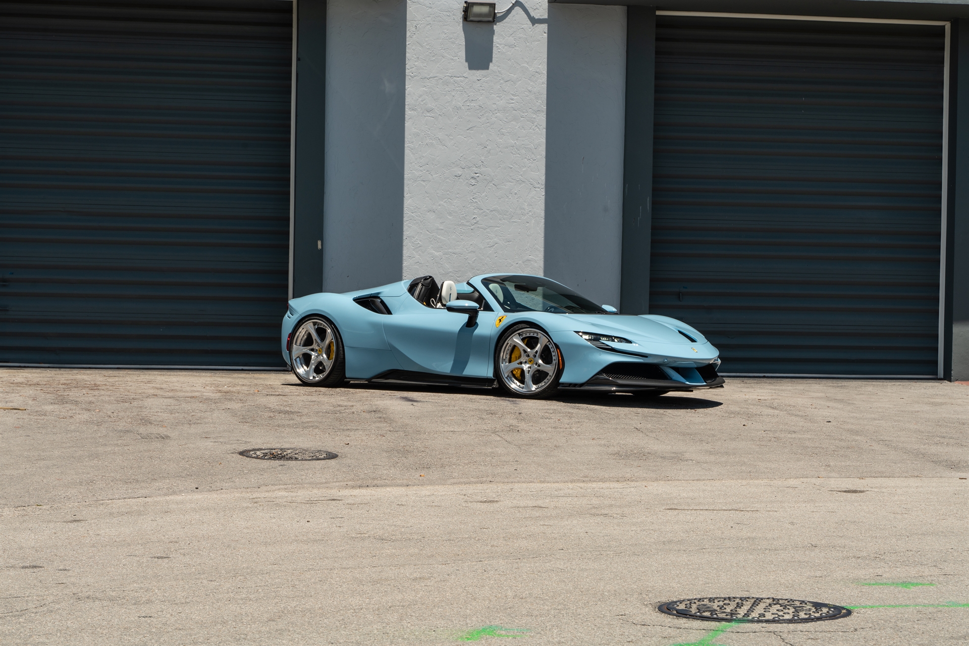 Ferrari SF90 | Azzurro La Platta | on ANRKY XR-305 | Polished Clear