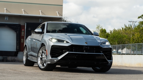Lamborghini Urus SE | Grigio Nimbus | on HRE S201H | Polished Clear  