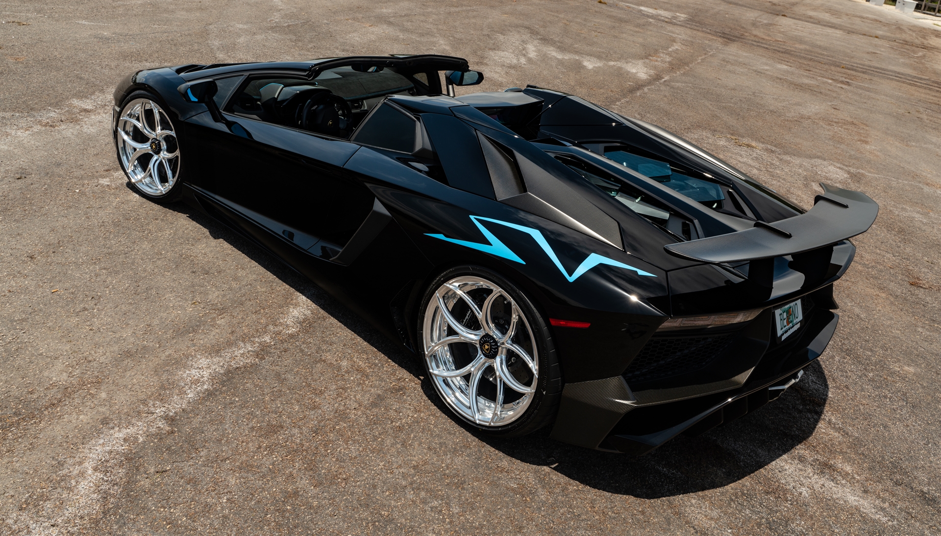 Lamborghini Aventador SV | Nero Noctis | on ANRKY S2-X0 | Polished Clear