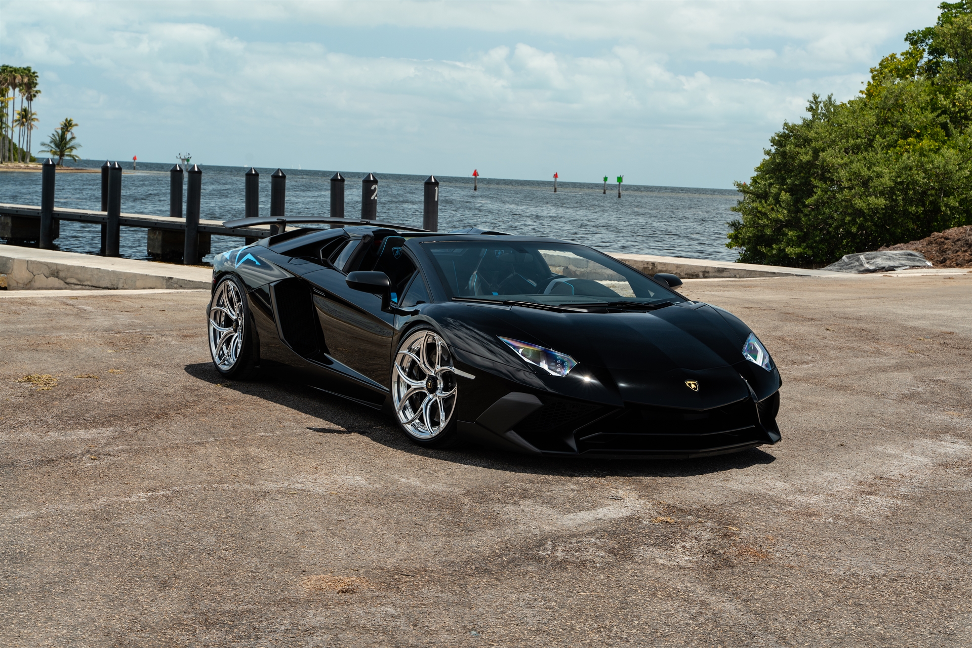 Lamborghini Aventador SV | Nero Noctis | on ANRKY S2-X0 | Polished Clear