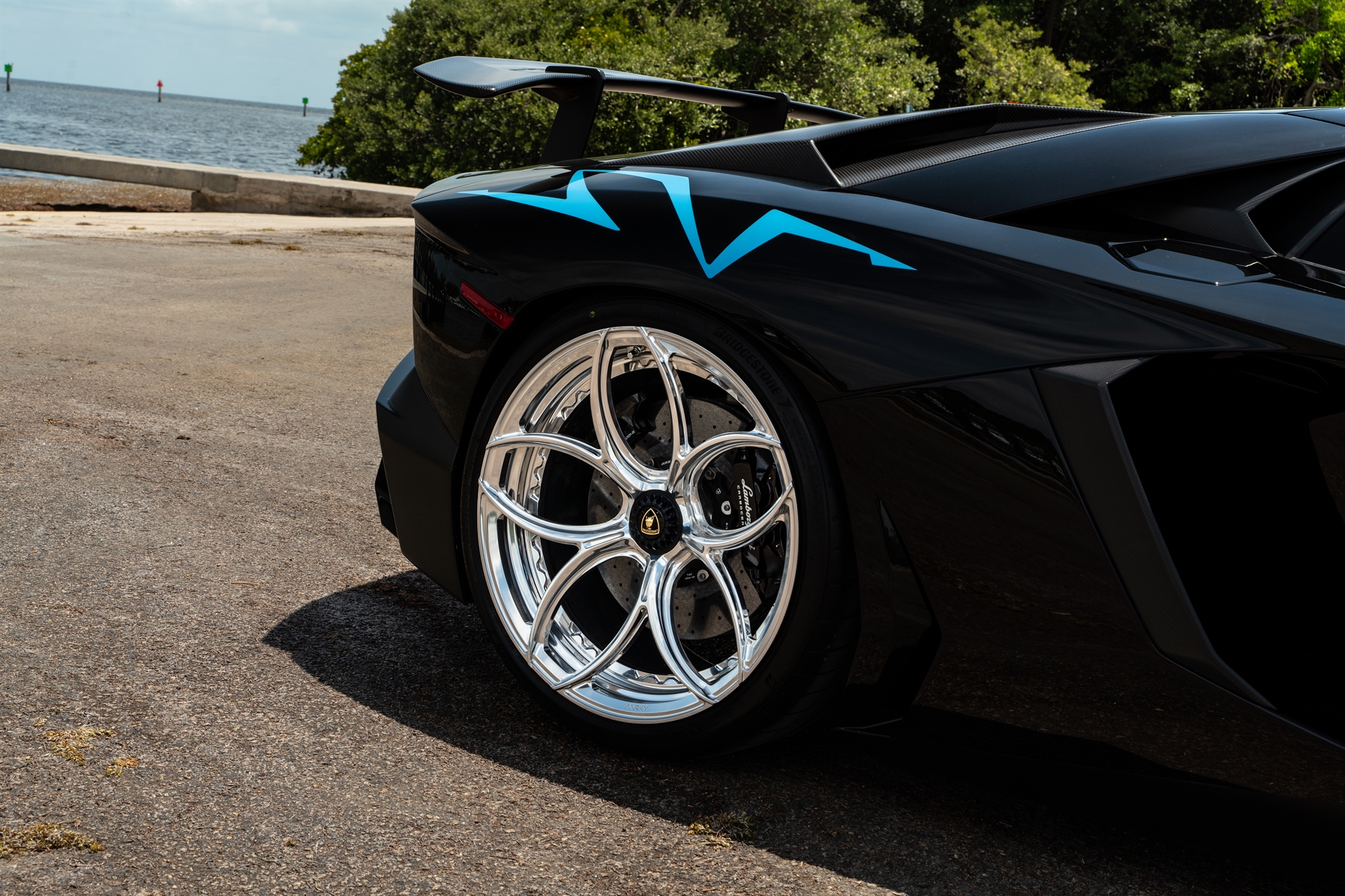 Lamborghini Aventador SV | Nero Noctis | on ANRKY S2-X0 | Polished Clear