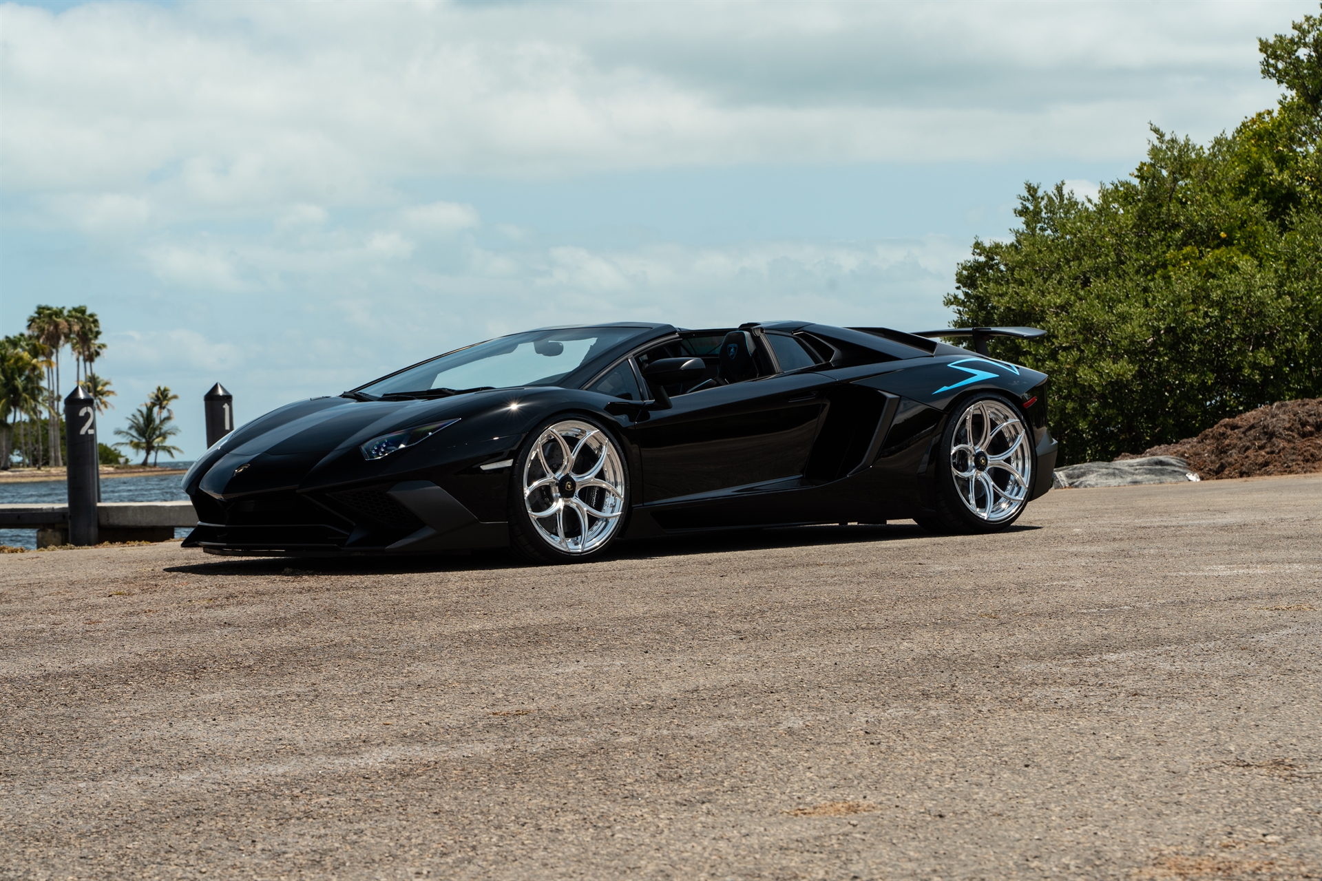 Lamborghini Aventador SV | Nero Noctis | on ANRKY S2-X0 | Polished Clear