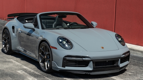 Porsche 992 Turbo S | Slate Grey | on R101 LW | Brushed Dark Clear