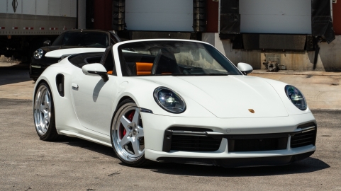 Porsche 992 Turbo S on HRE 527 FMR