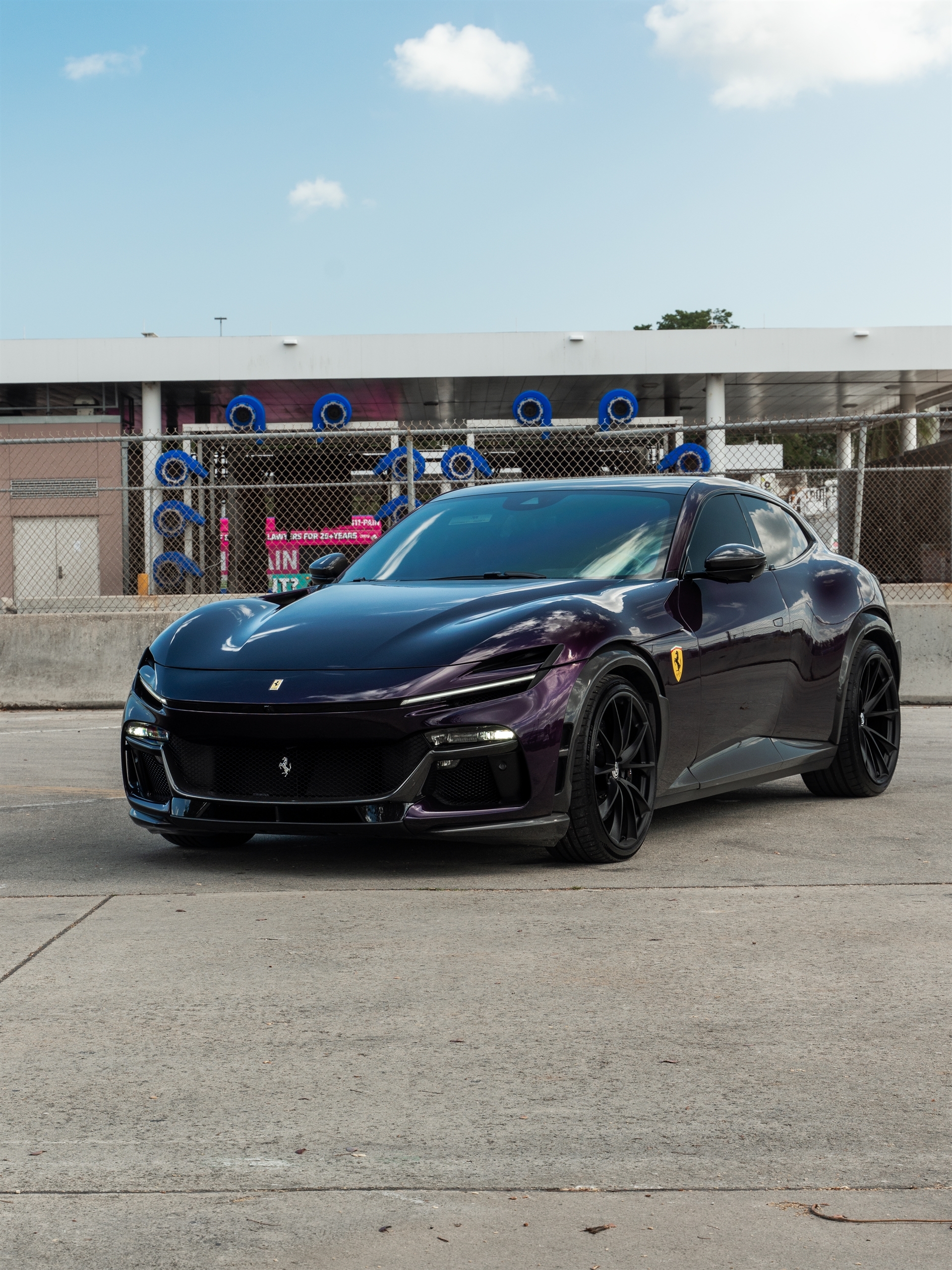 Ferrari Purosangue | Hong Kong Viola | on HRE P204 | Satin Black