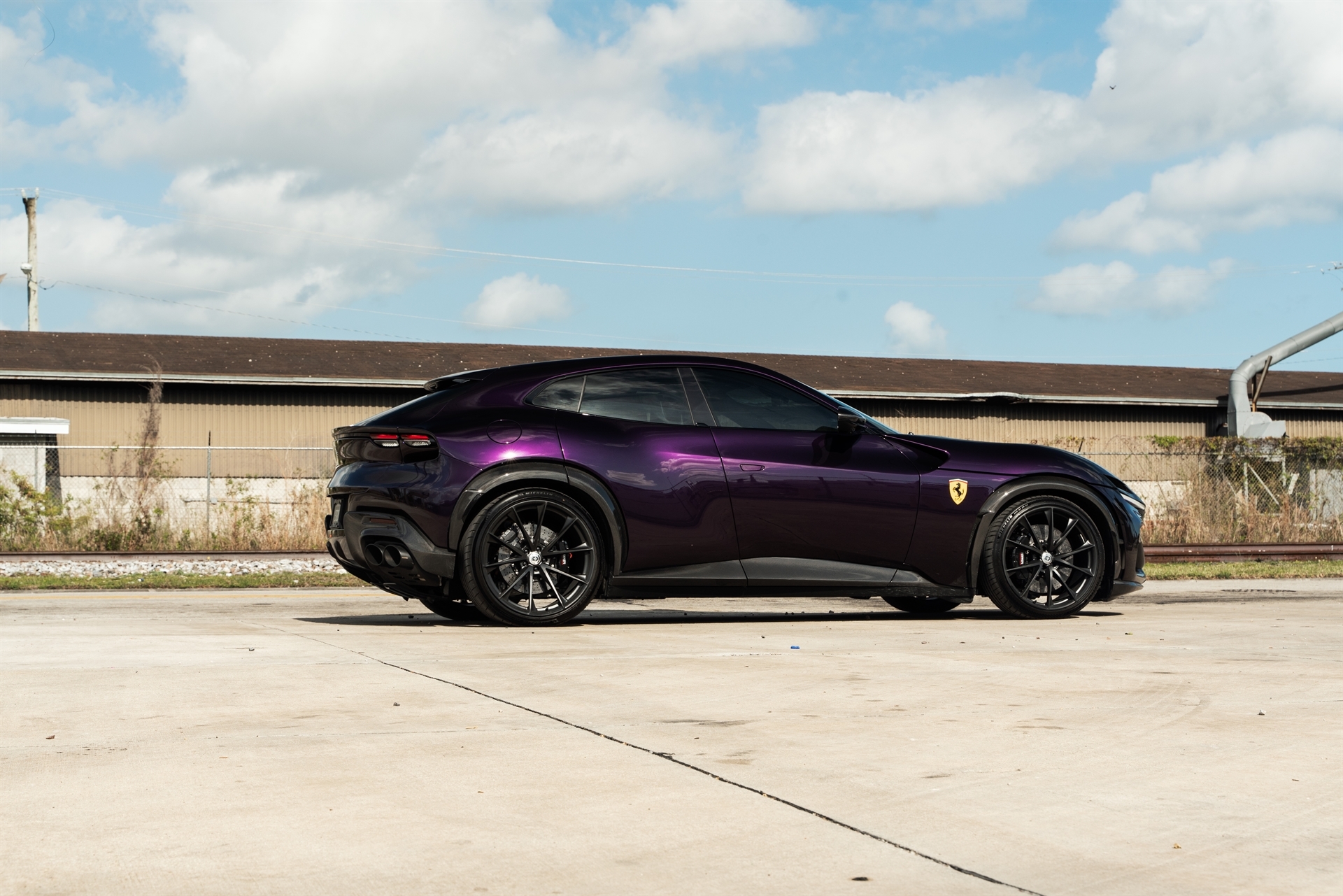 Ferrari Purosangue | Hong Kong Viola | on HRE P204 | Satin Black