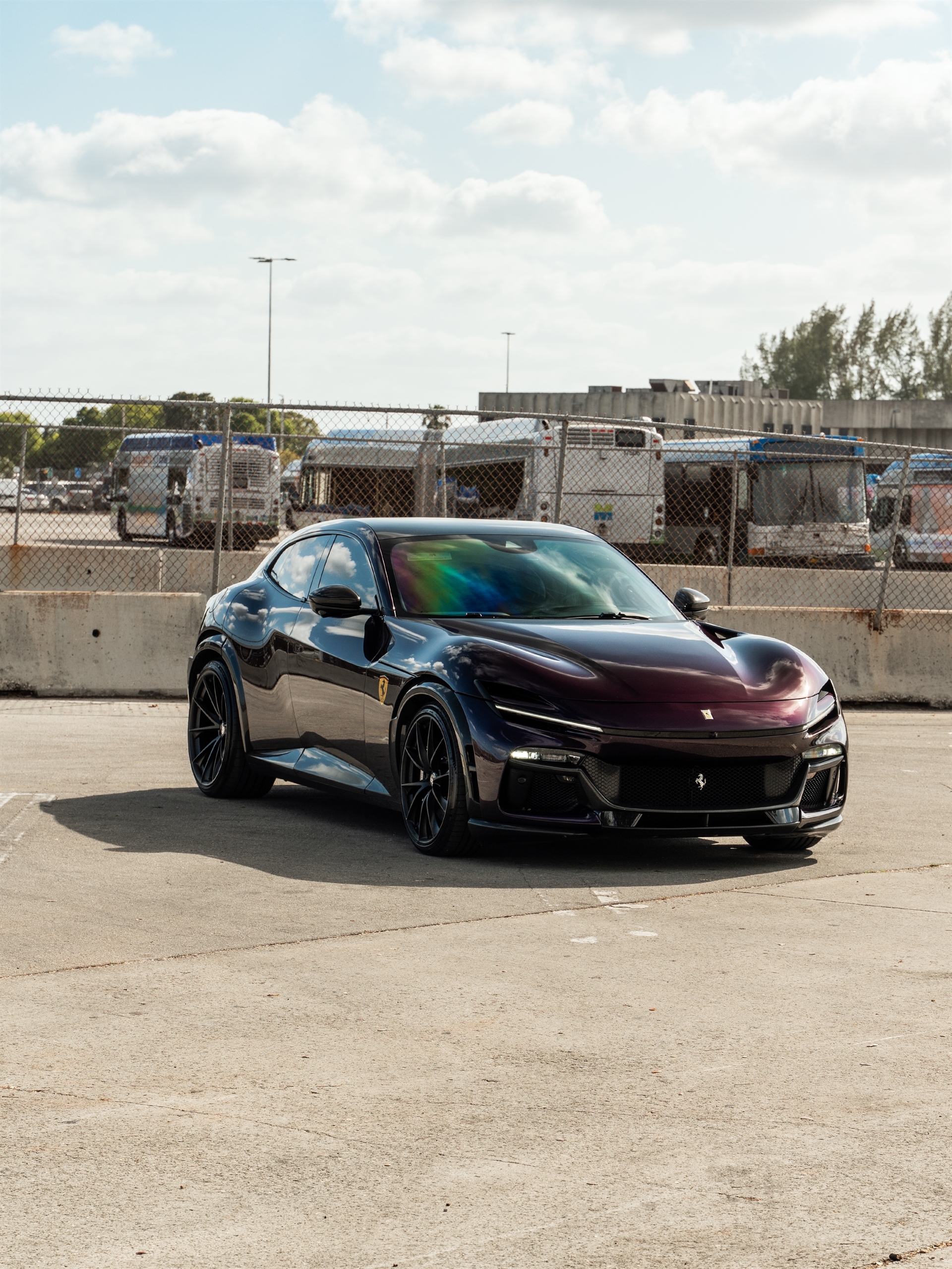 Ferrari Purosangue | Hong Kong Viola | on HRE P204 | Satin Black