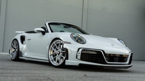 TECHART 992 Turbo S | Carrera White | on ANRKY XR-201 | Brushed Clear