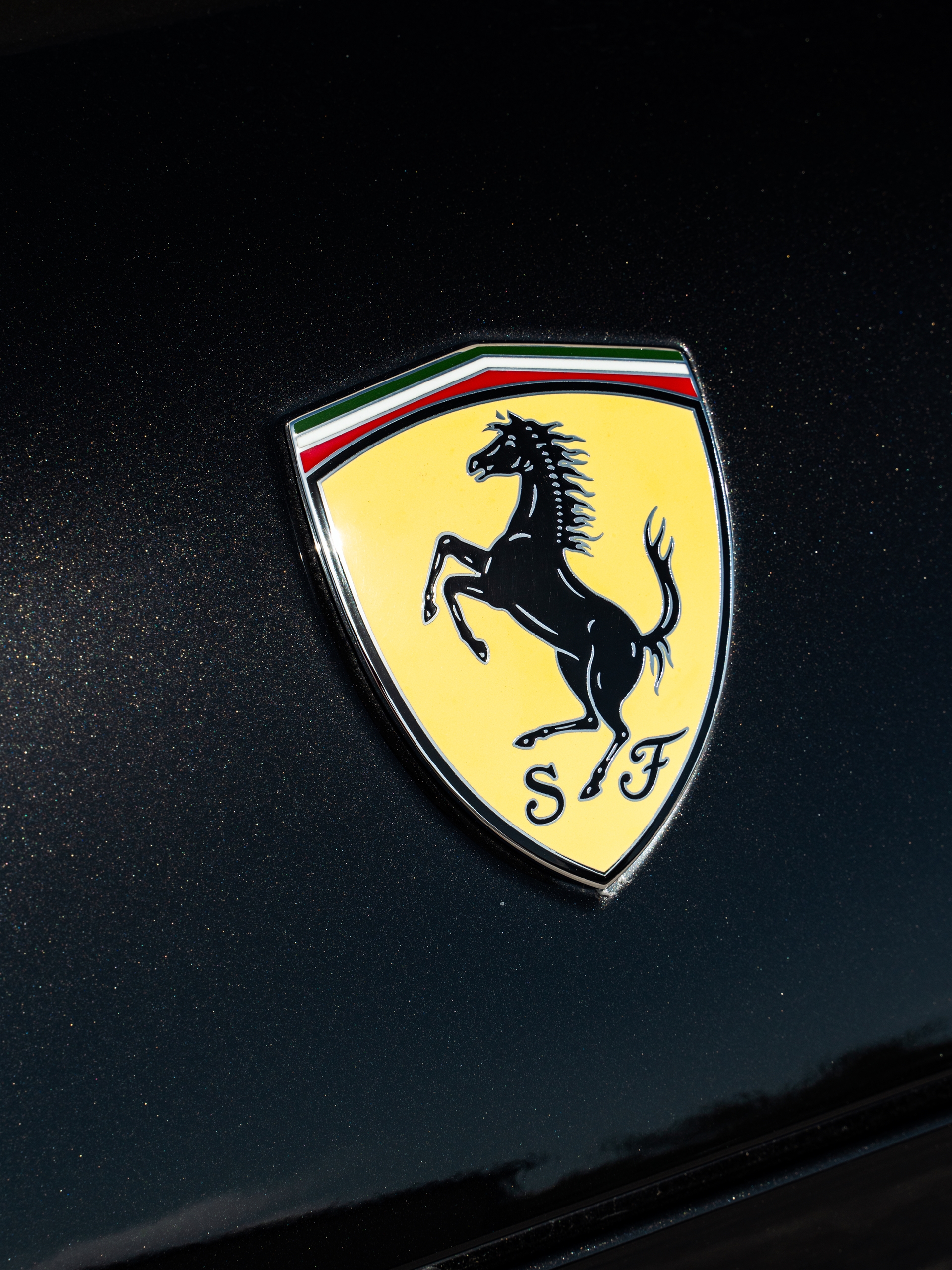 Ferrari 12 Cilindri | Nero Daytona | on ANRKY RS1 | Mirror Polished Champagne