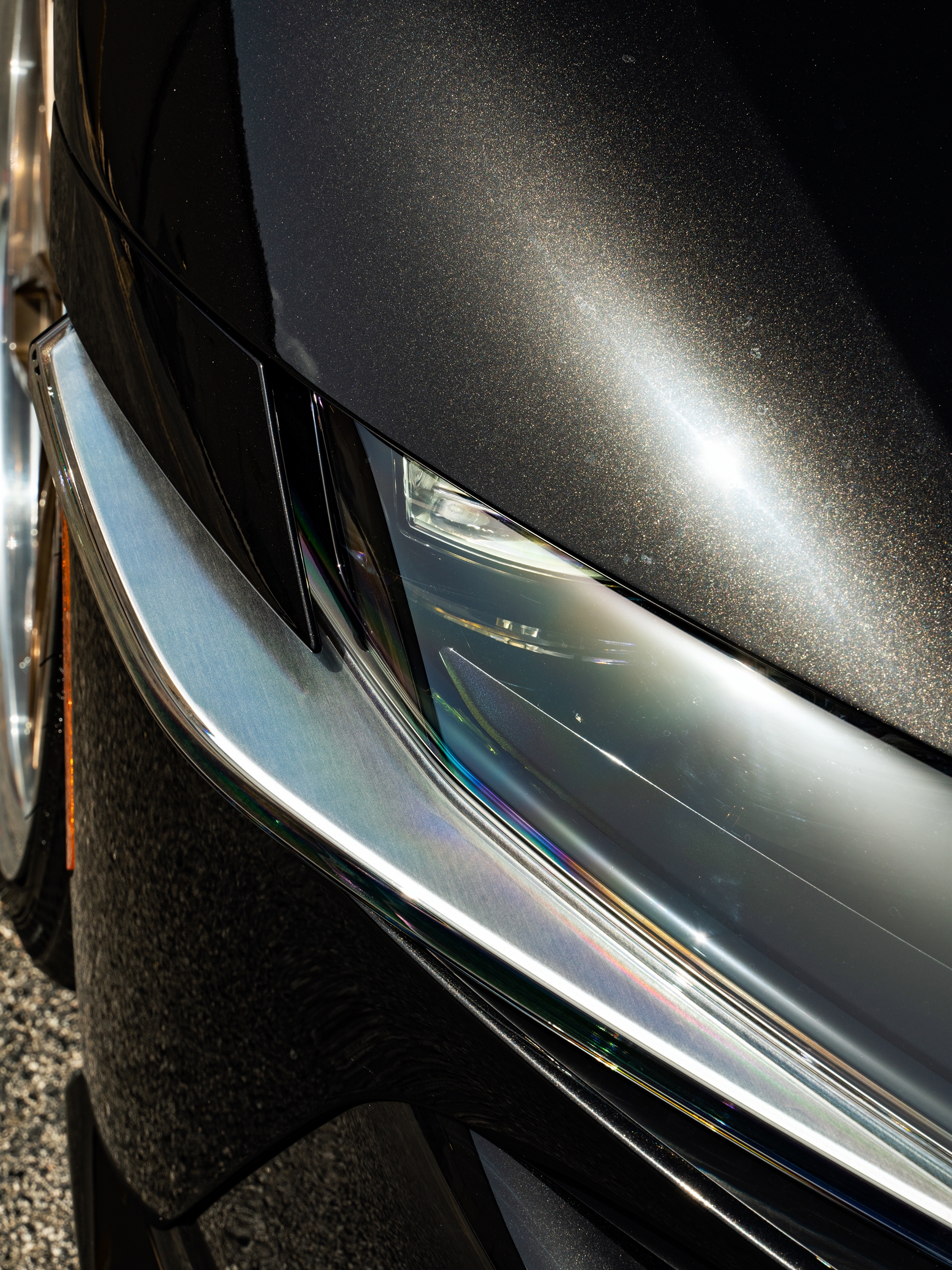 Ferrari 12 Cilindri | Nero Daytona | on ANRKY RS1 | Mirror Polished Champagne