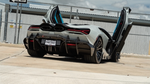 MANSORY Lamborghini Revuelto | Grigio Hati | on Mansory FV.10 Wheels | Gloss Black