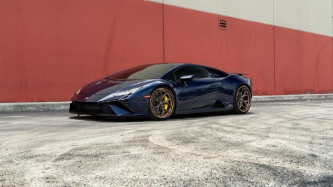 Lamborghini Huracan Tecnica | Blu Grifo | on ANRKY S3-X0 | Satin Bronze