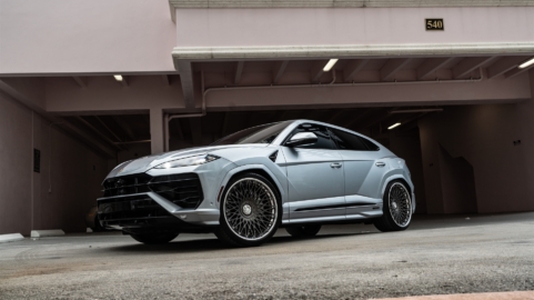 Lamborghini Urus SE | Grigio Nimbus | on ANRKY RS7.3 | Frozen Polished Gunmetal