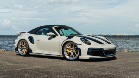 TECHART 992 Turbo S | Chalk | on HRE S101SC | Satin White Gold