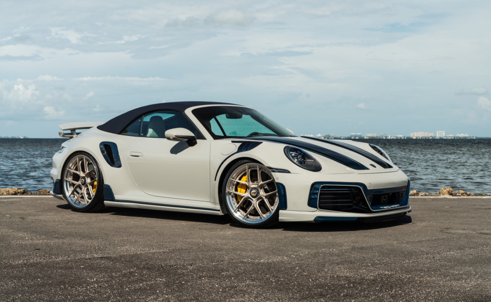 Techart 992 Turbo S | Chalk | on HRE S101SC | Satin White Gold