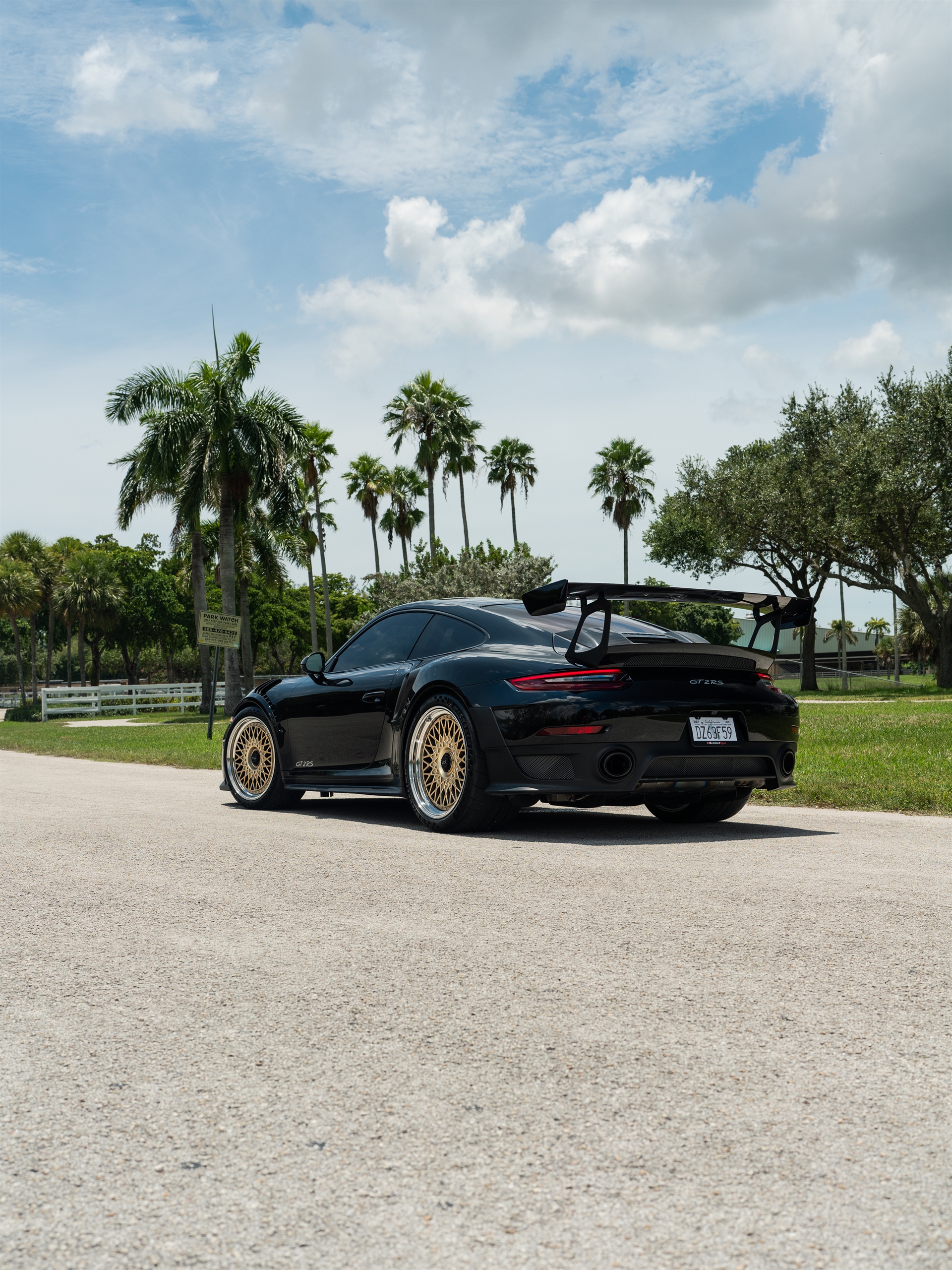 Porsche 991 GT2 RS | Black | On HRE 501 FMR | Frozen Polished Gold
