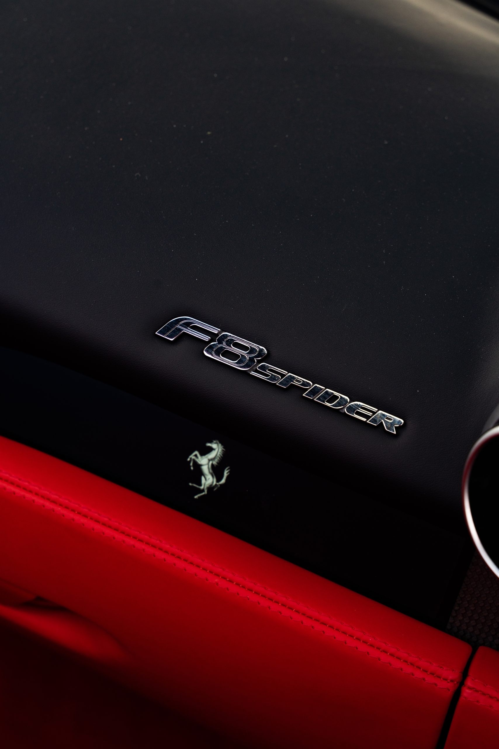 Ferrari F8 | Nero | on HRE 501M | Gloss Black