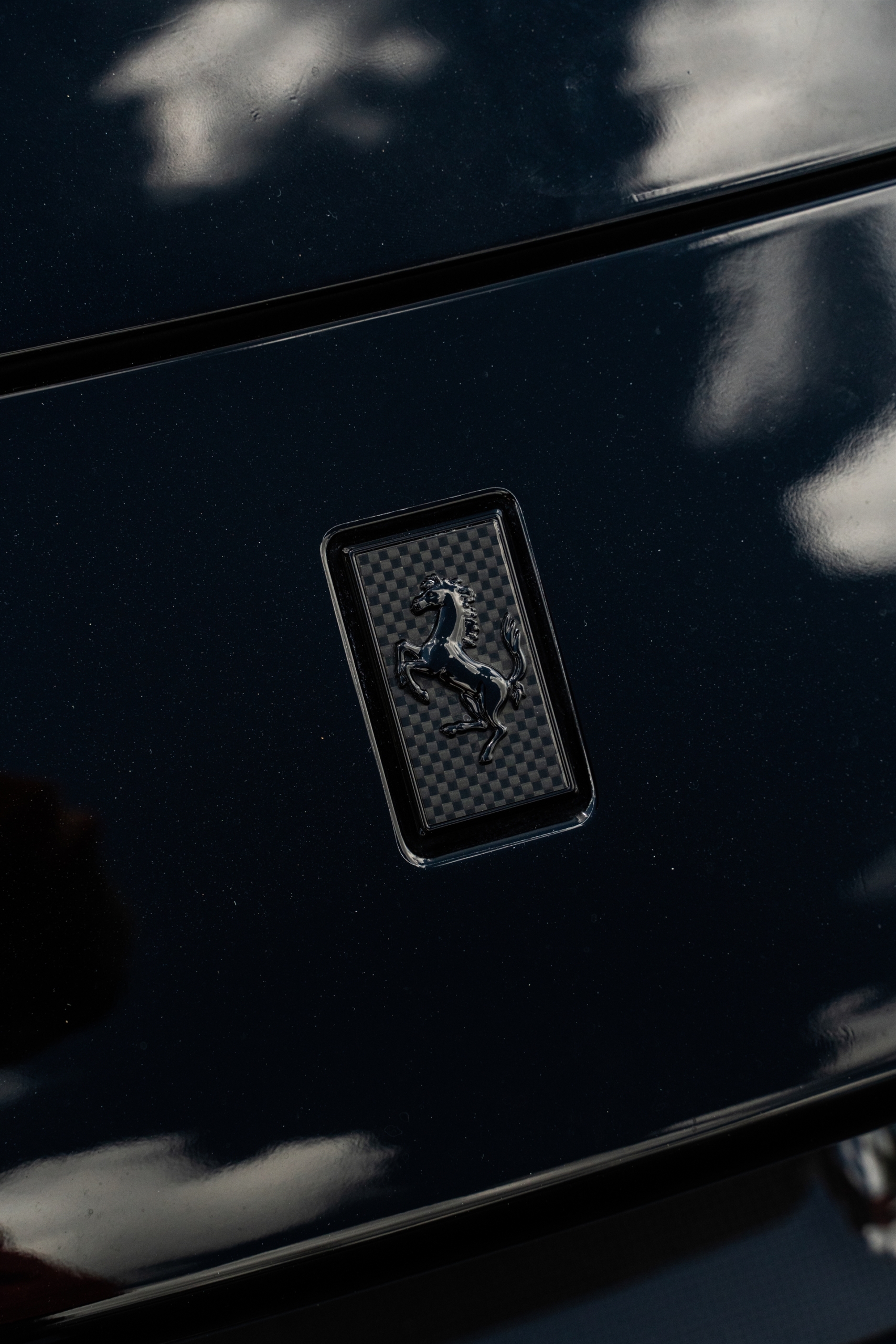 Ferrari F8 | Nero | on HRE 501M | Gloss Black