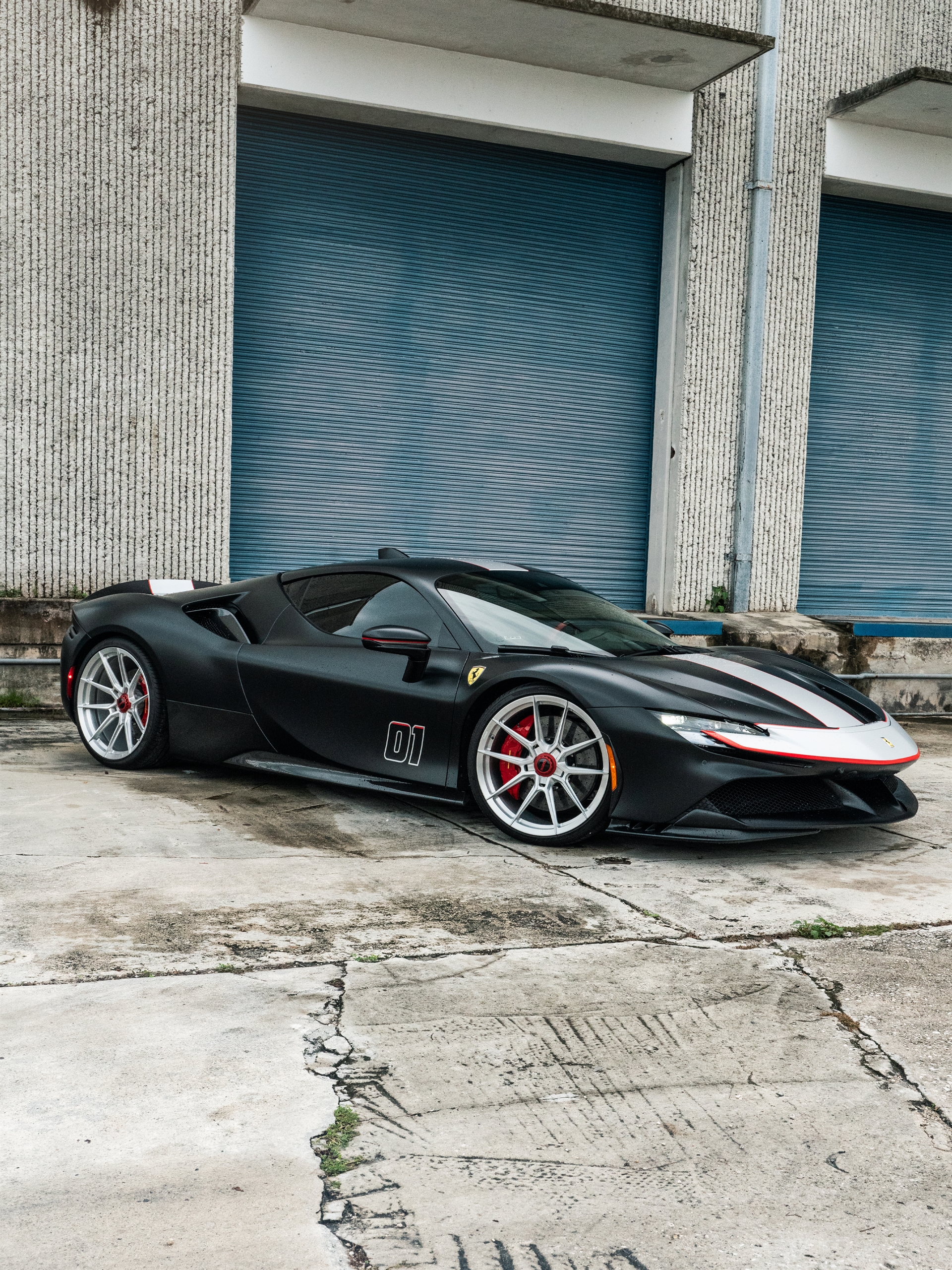 Ferrari SF90 | Nero Assetto Fiorano | on Novitec NF-10 | Brushed Clear