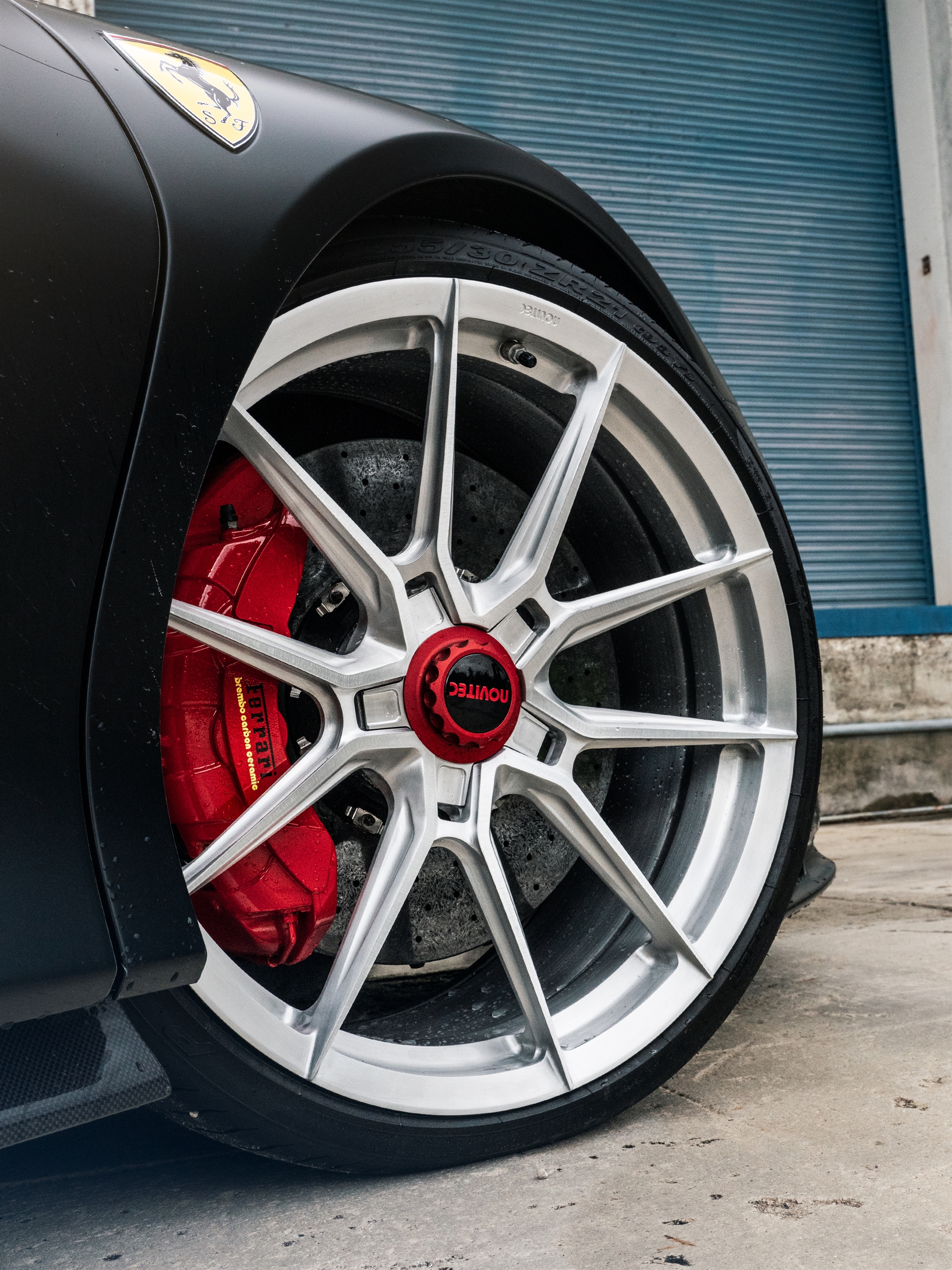 Ferrari SF90 | Nero Assetto Fiorano | on Novitec NF-10 | Brushed Clear