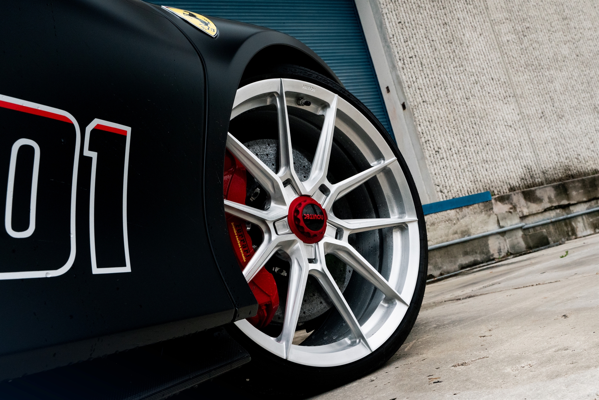 Ferrari SF90 | Nero Assetto Fiorano | on Novitec NF-10 | Brushed Clear