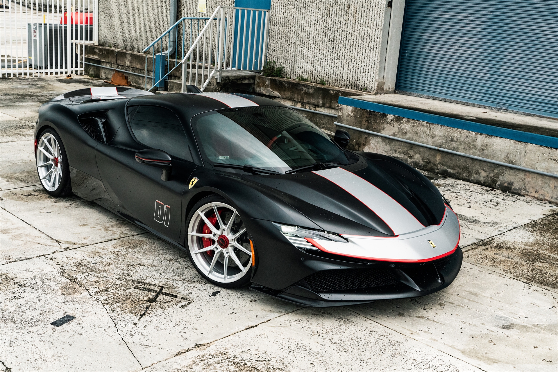 Ferrari SF90 | Nero Assetto Fiorano | on Novitec NF-10 | Brushed Clear