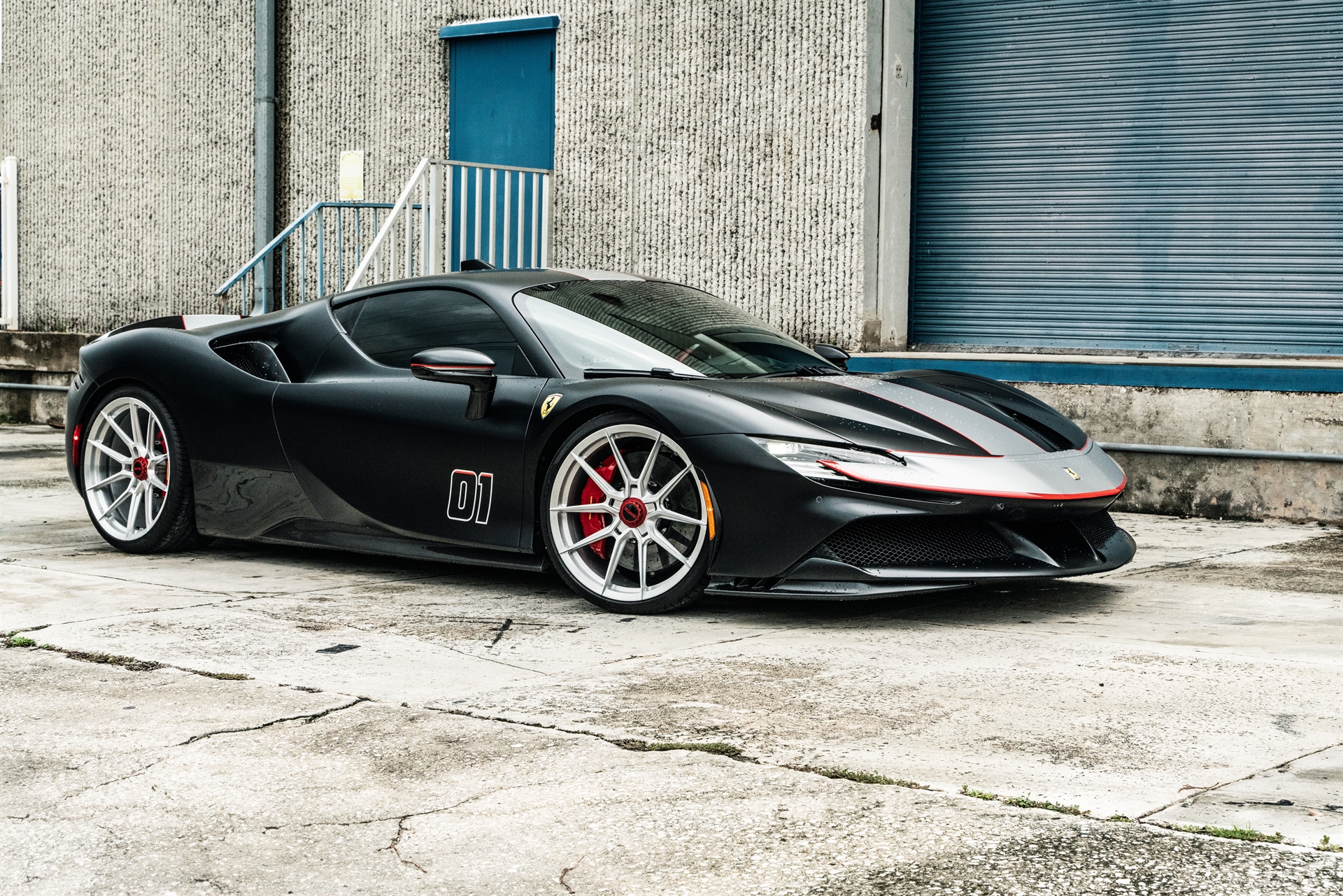Ferrari SF90 | Nero Assetto Fiorano | on Novitec NF-10 | Brushed Clear