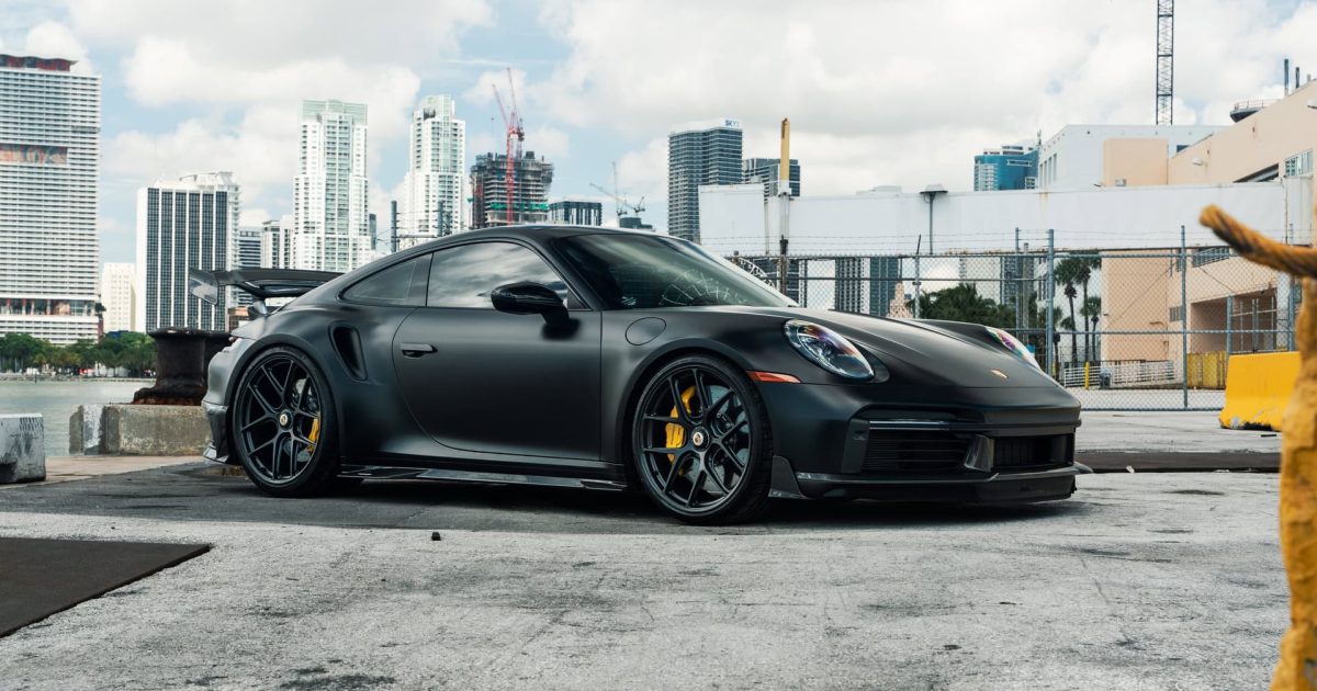 First ever MANSORY 992 Turbo S Rear on HRE R101 LW wheels