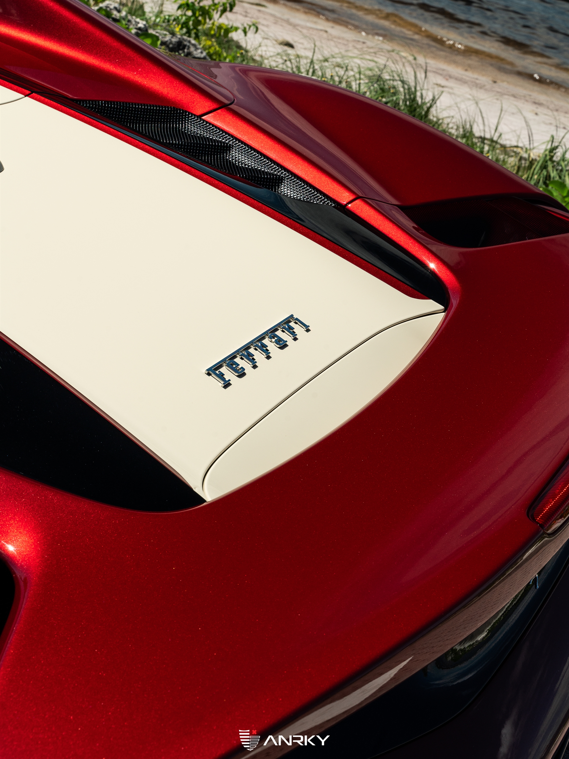 Ferrari 488 Pista | Rosso Fiorano | on ANRKY RS7.3 | Frozen Polished Clear