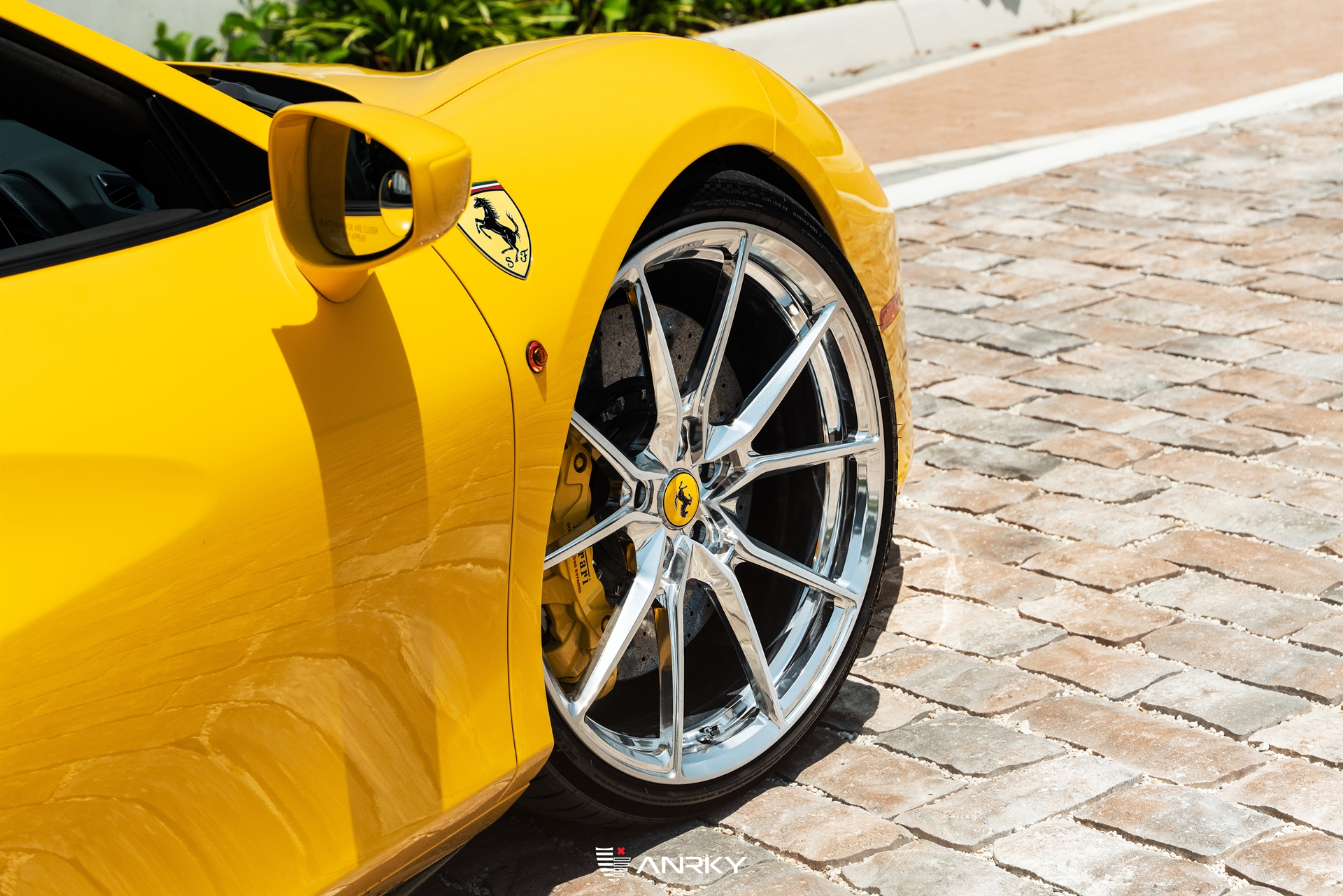Ferrari 488 Spider | Giallo Modena | on ANRKY AN12 | Polished Clear