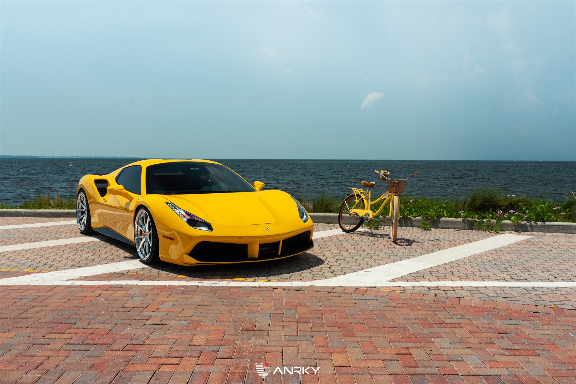 Ferrari 488 Spider | Giallo Modena | on ANRKY AN12 | Polished Clear