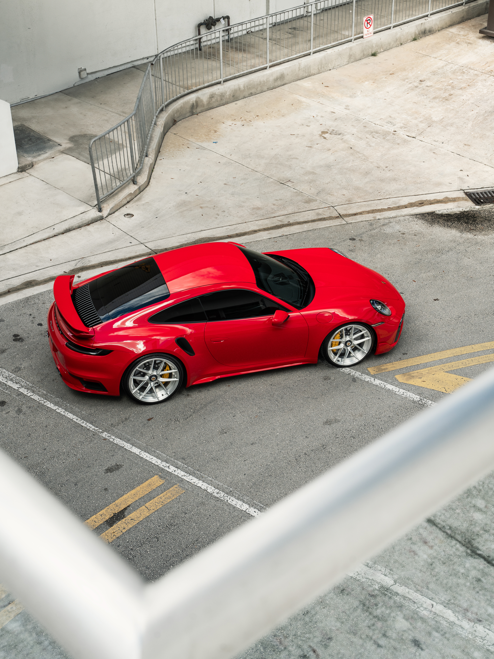 Porsche 992 Turbo S | Guards Red | on ANRKY XR-201 | Brushed Clear
