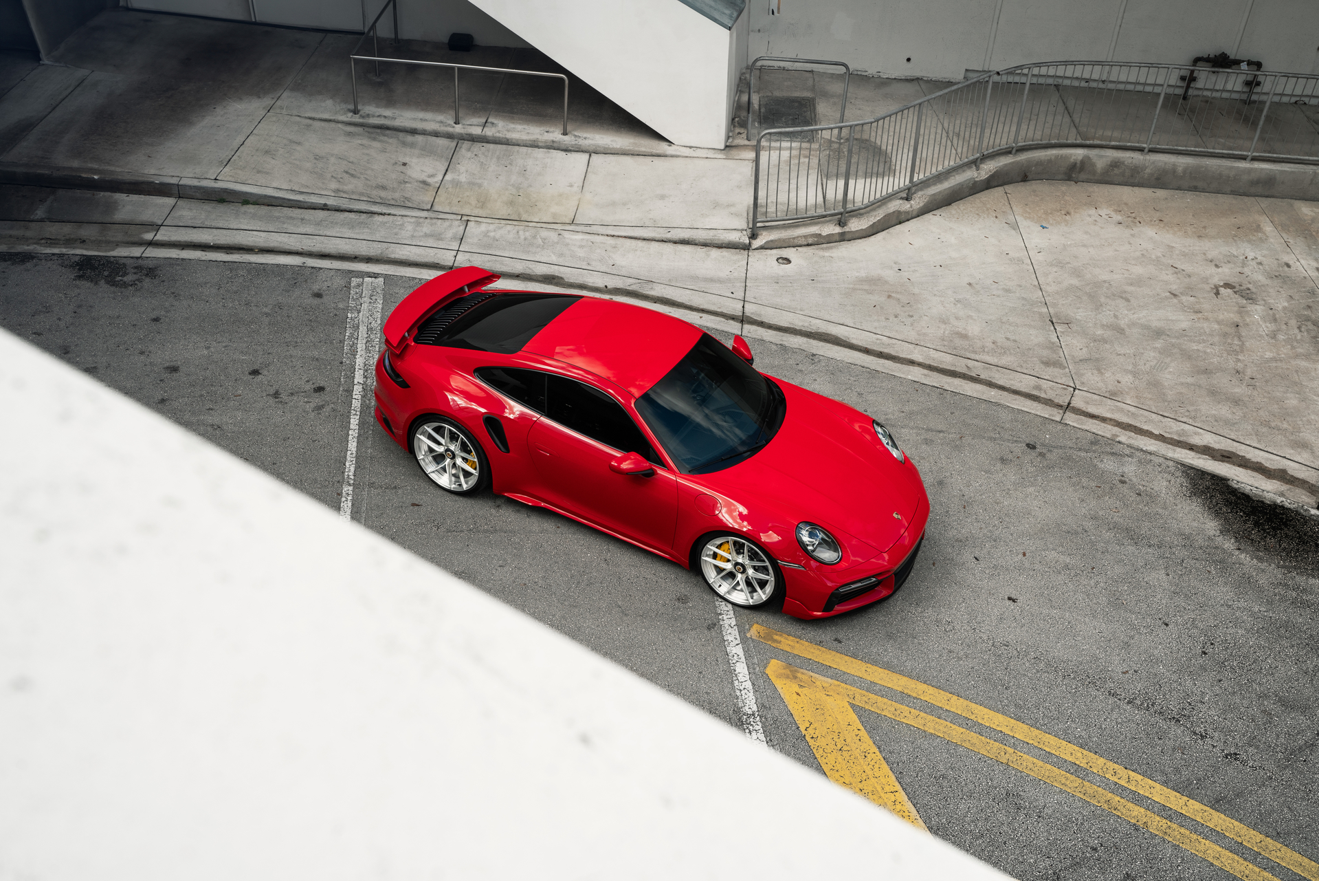 Porsche 992 Turbo S | Guards Red | on ANRKY XR-201 | Brushed Clear