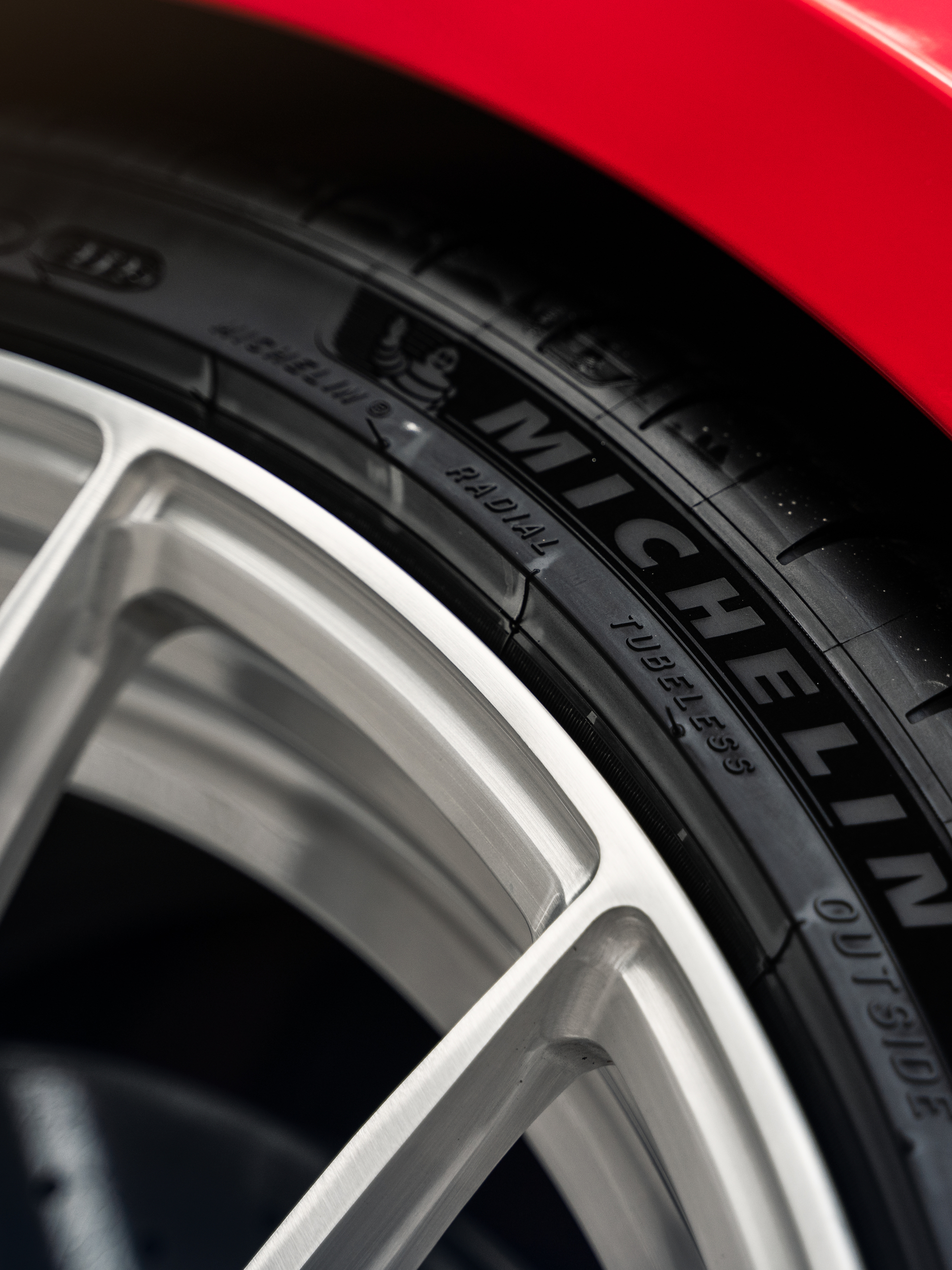 Porsche 992 Turbo S | Guards Red | on ANRKY XR-201 | Brushed Clear