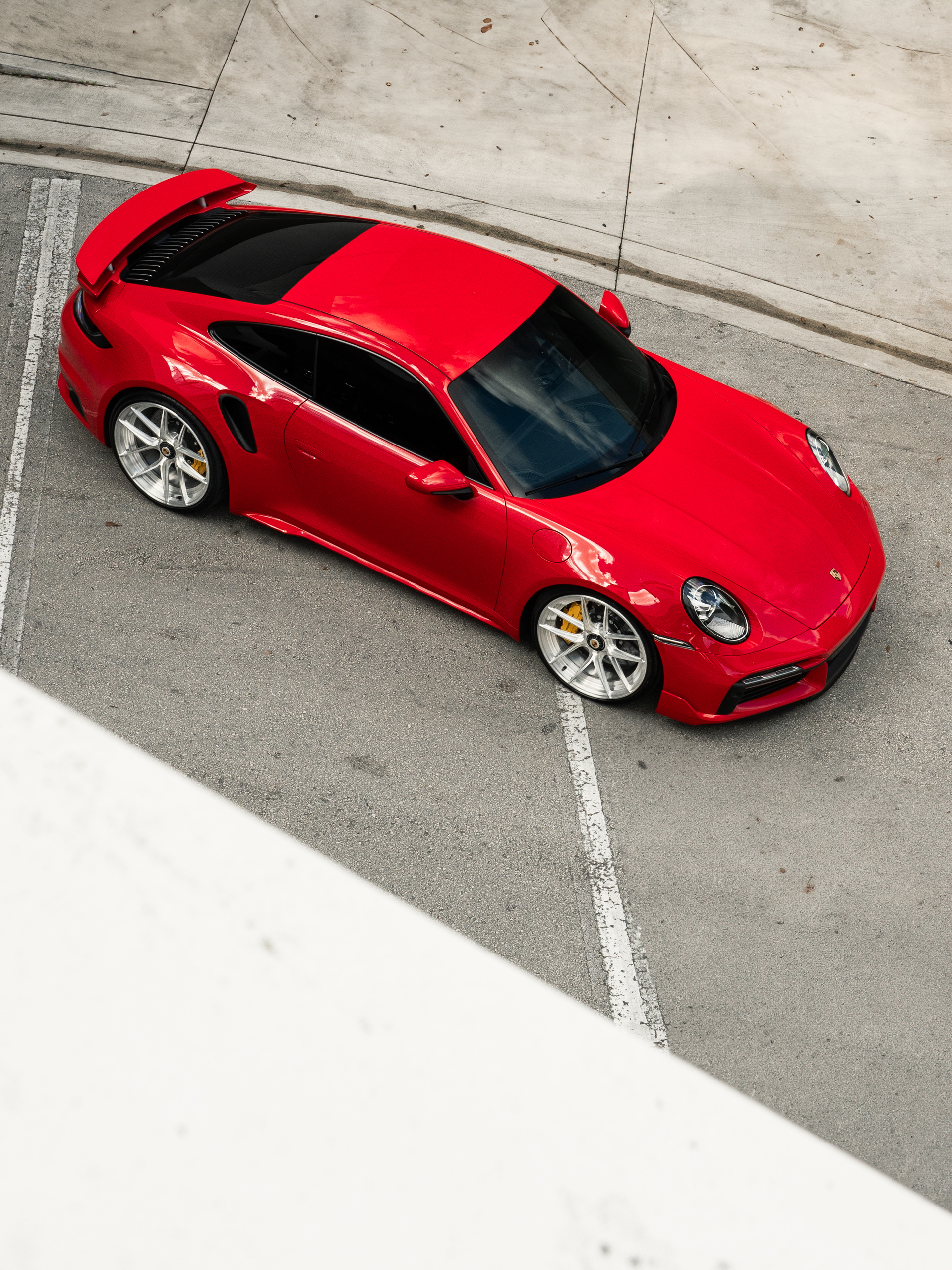 Porsche 992 Turbo S | Guards Red | on ANRKY XR-201 | Brushed Clear