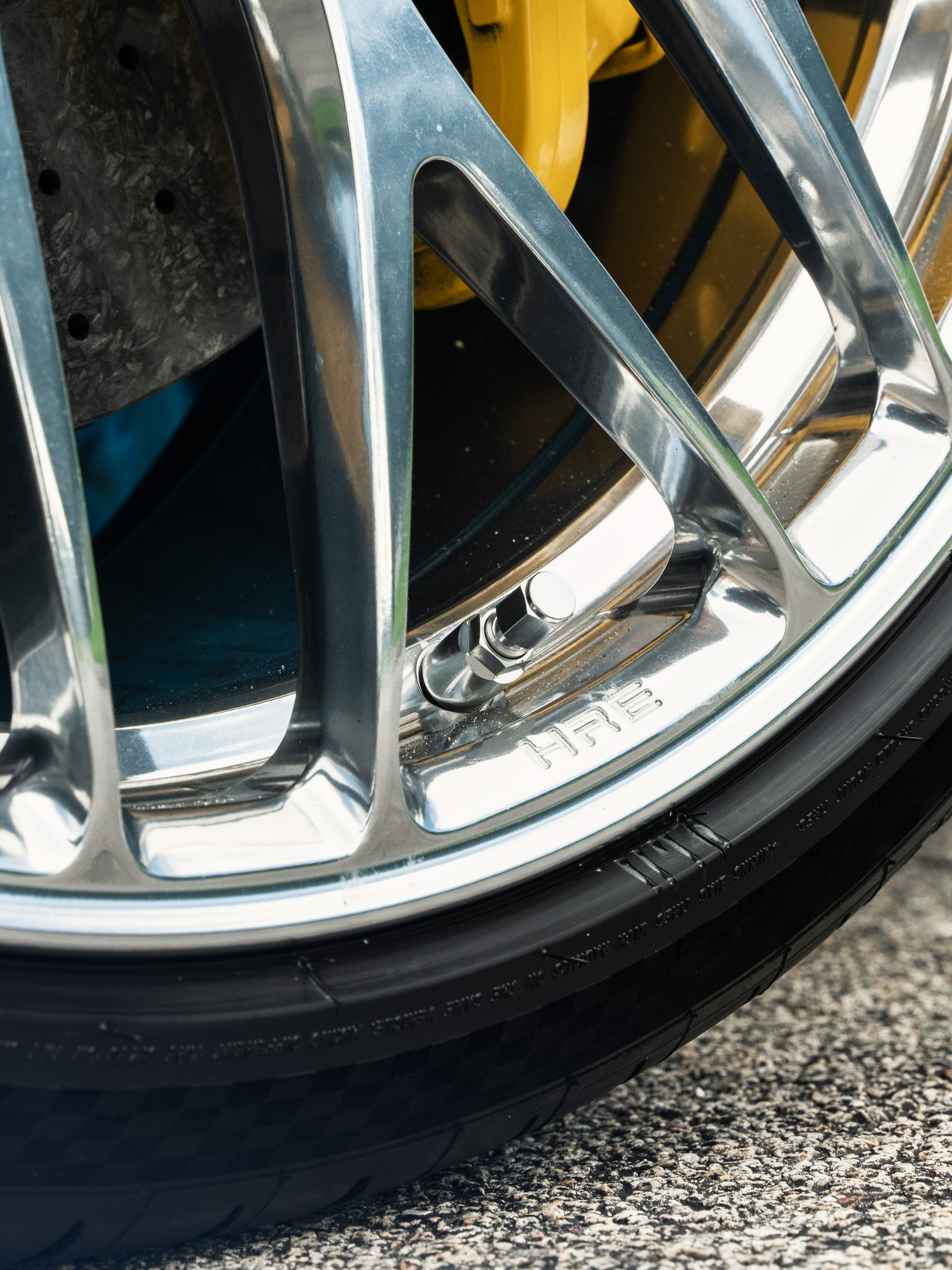 Ferrari F8 Corsa Blue on HRE 520 Polished