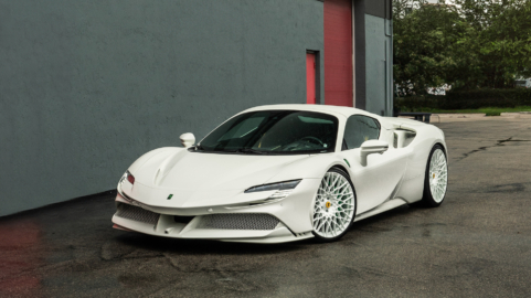 Ferrari SF90 | Bianco Avus | on 1886 S015 | Gloss White