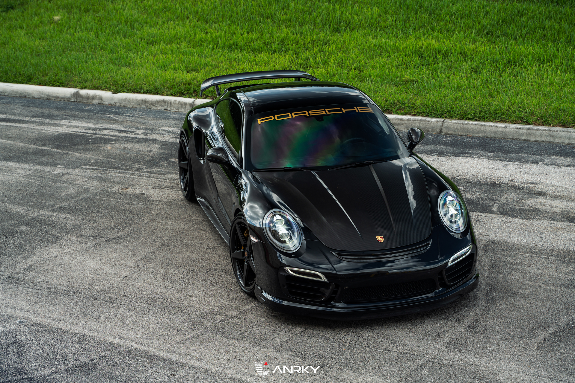 Porsche 991.1 Turbo S | Black | on ANRKY RS5.3C | Satin Black