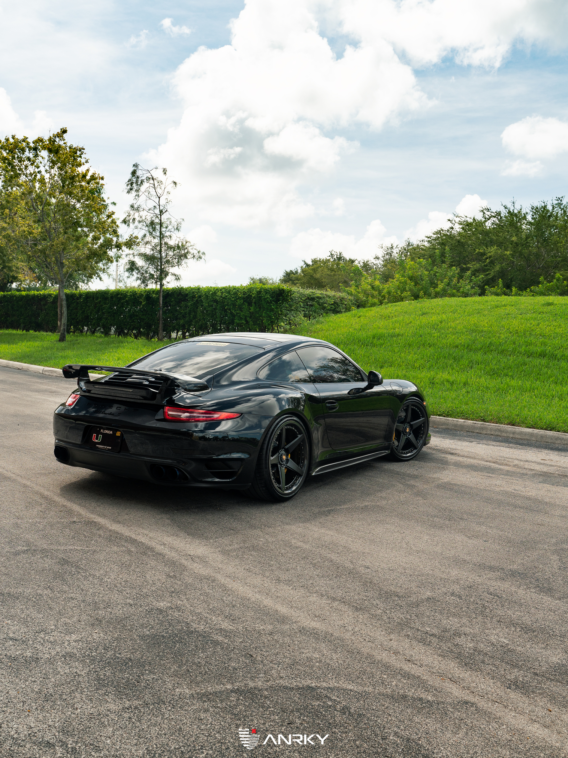 Porsche 991.1 Turbo S | Black | on ANRKY RS5.3C | Satin Black