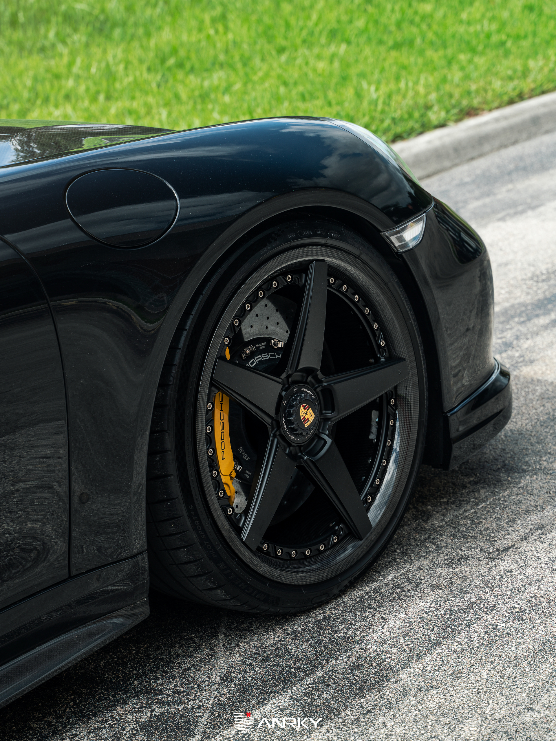 Porsche 991.1 Turbo S | Black | on ANRKY RS5.3C | Satin Black