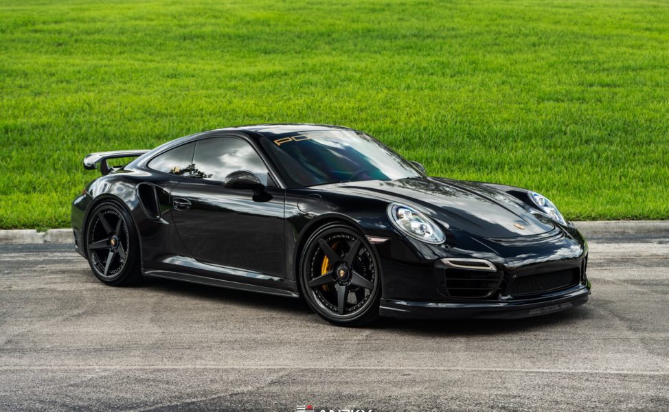 Porsche 991.1 Turbo S | Black | on ANRKY RS5.3C | Satin Black