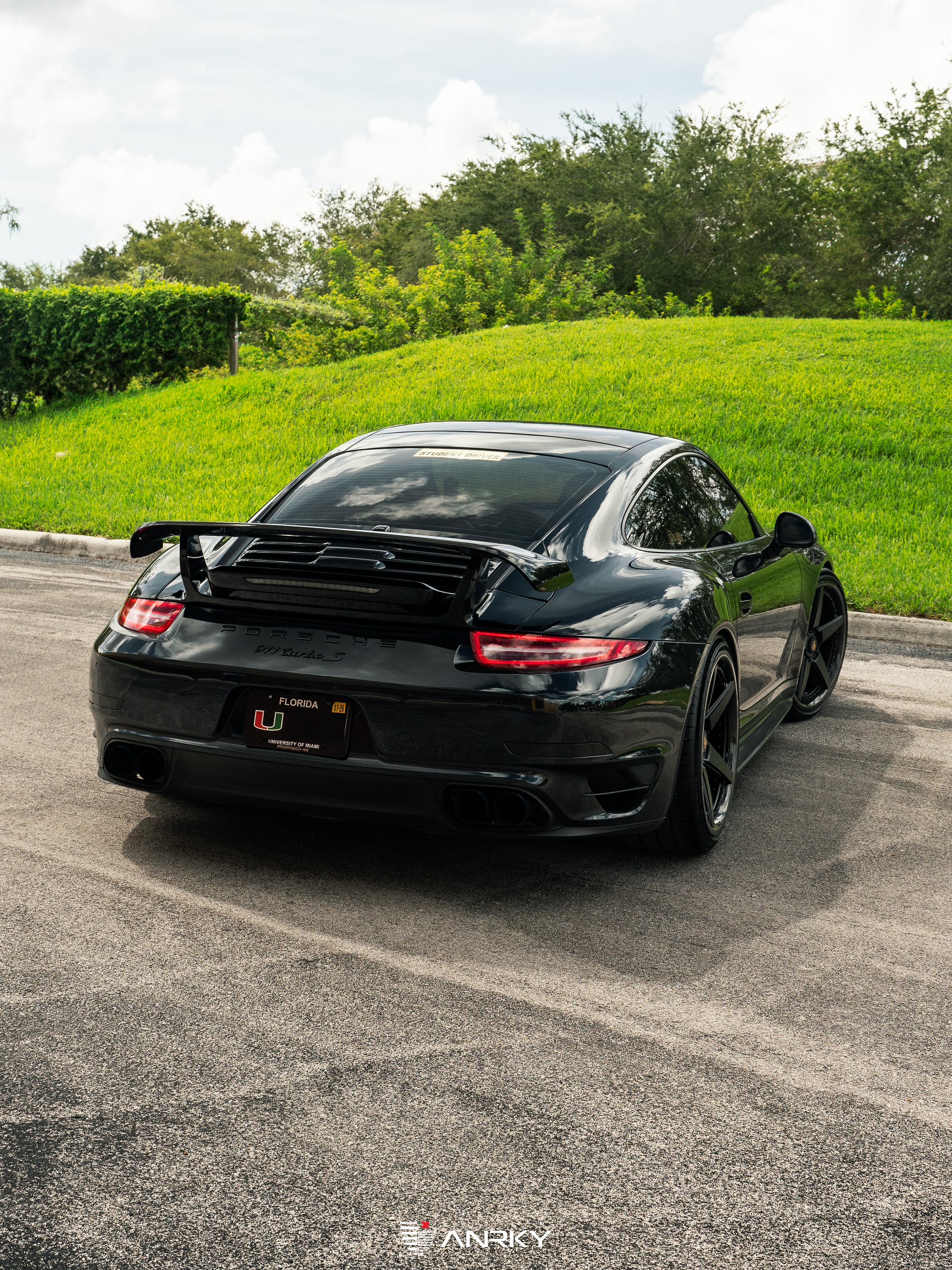 Porsche 991.1 Turbo S | Black | on ANRKY RS5.3C | Satin Black