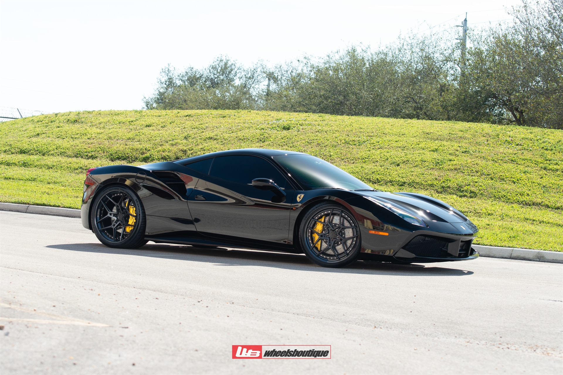 Ferrari 488 GTB | Nero | on ANRKY S3-X4 | Satin Black