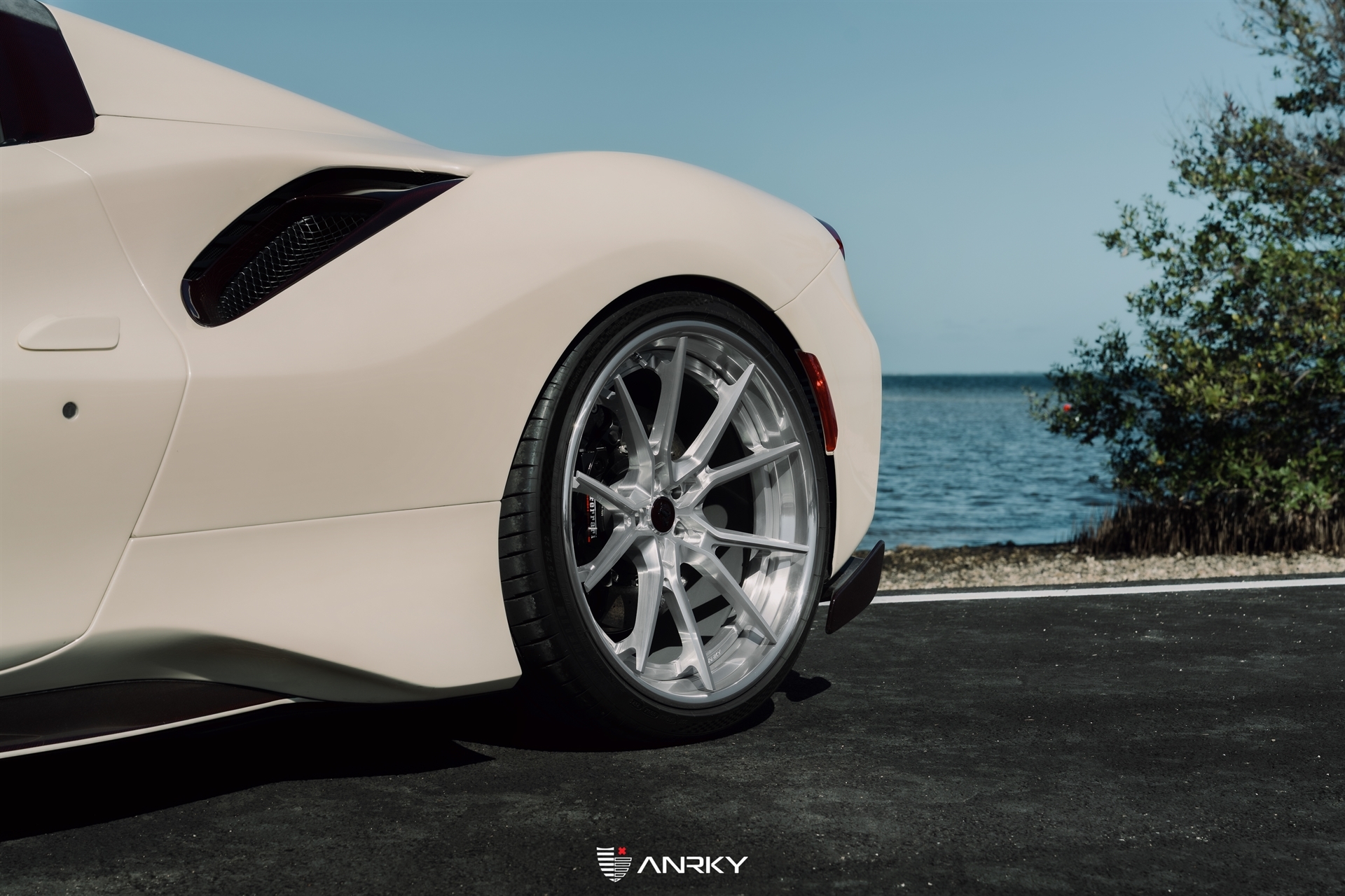 Ferrari 488 Pista | Sabia Del Desierto | on ANRKY AN32 | Frozen Polished Clear