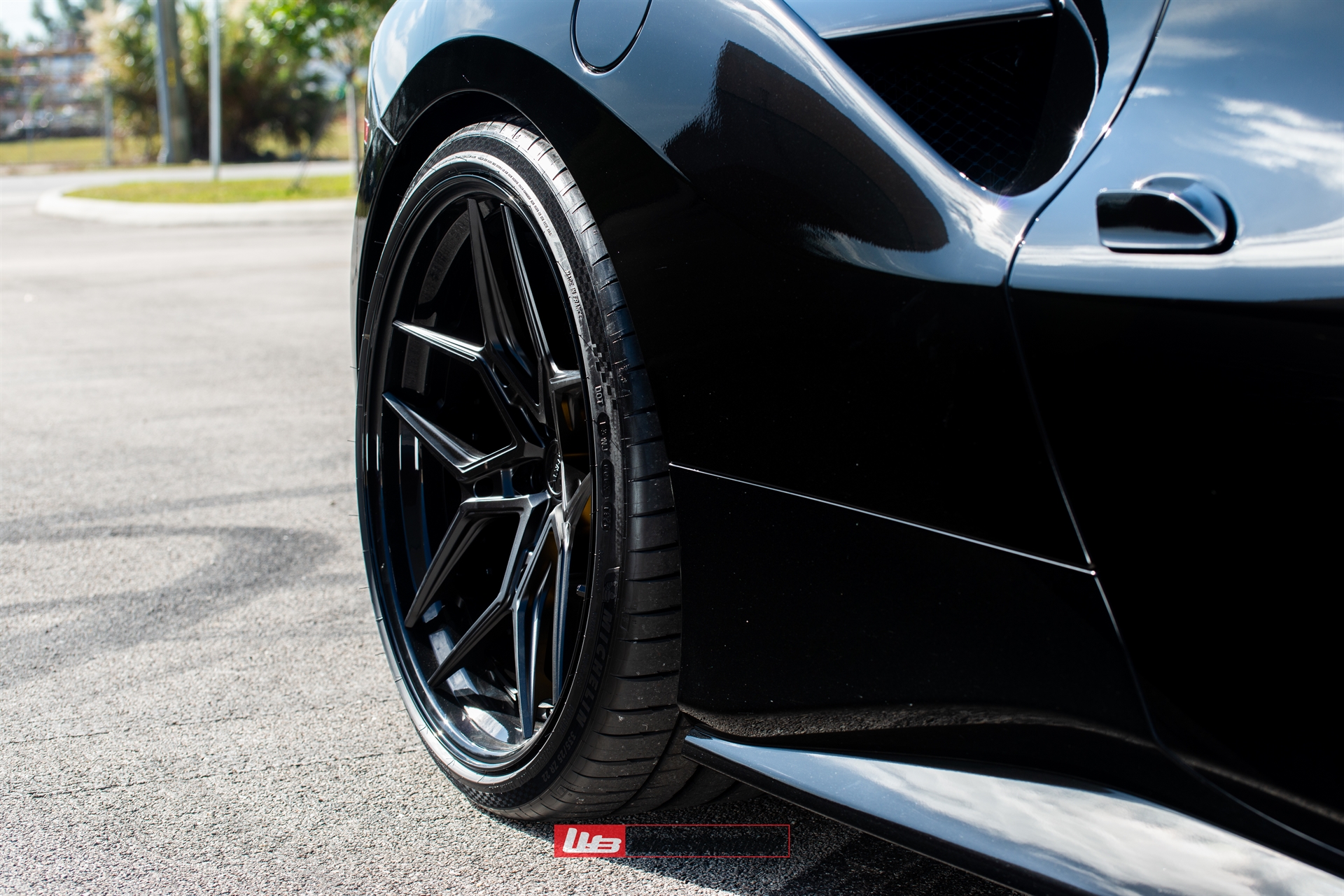 Ferrari 488 GTB | Nero | on ANRKY S3-X4 | Satin Black