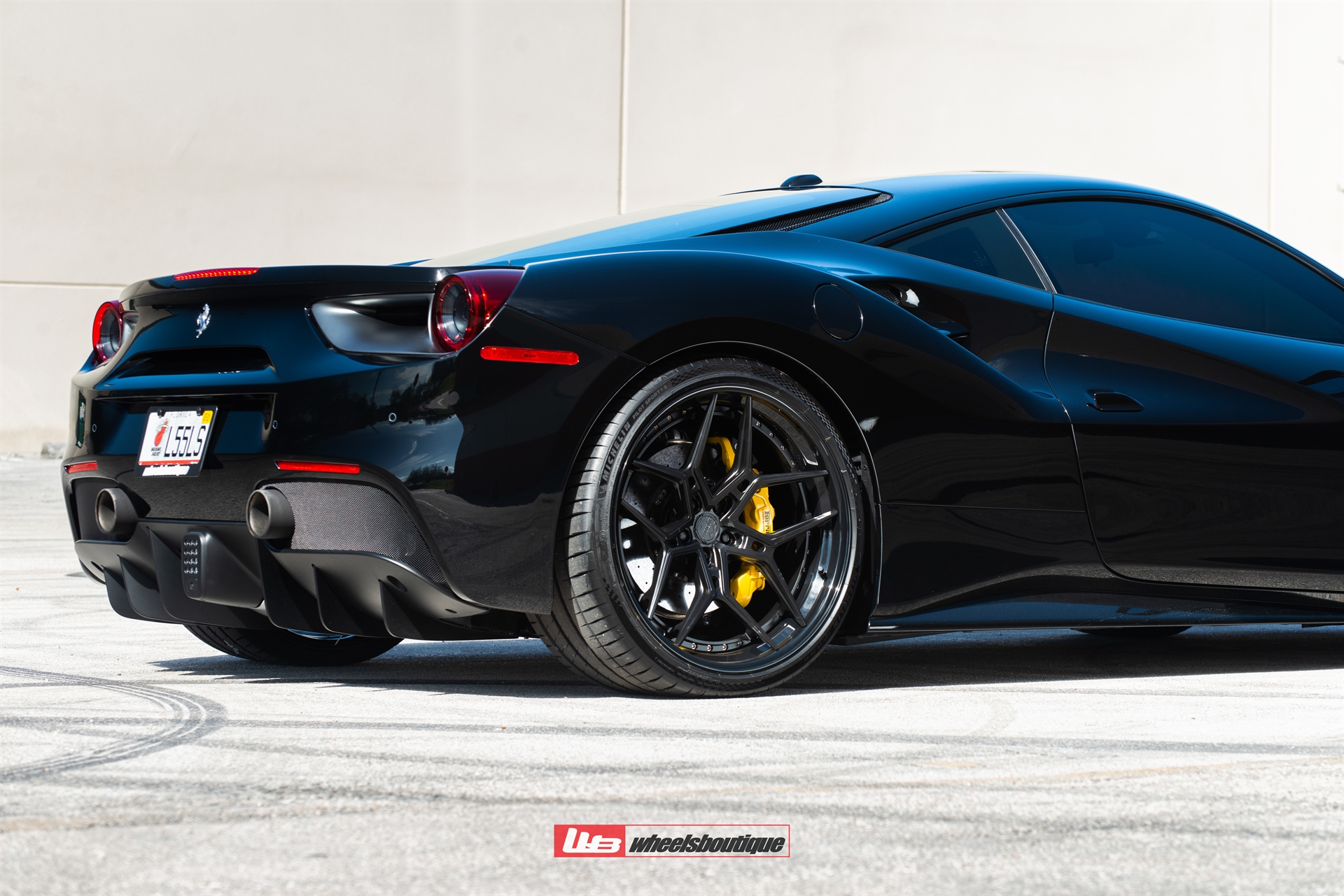 Ferrari 488 GTB | Nero | on ANRKY S3-X4 | Satin Black