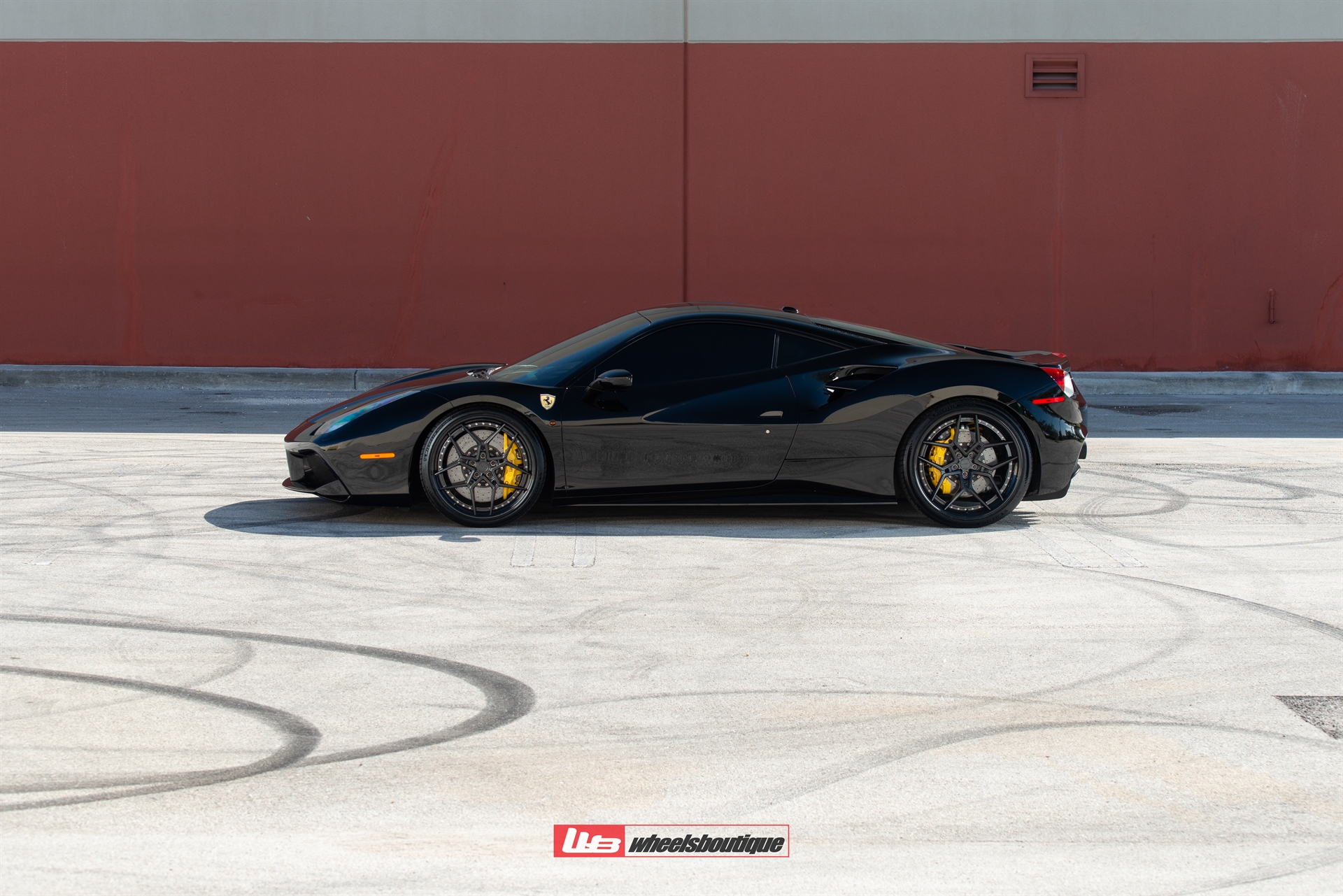 Ferrari 488 GTB | Nero | on ANRKY S3-X4 | Satin Black