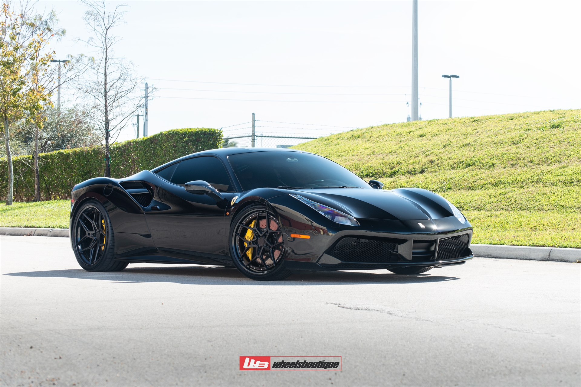 Ferrari 488 GTB | Nero | on ANRKY S3-X4 | Satin Black